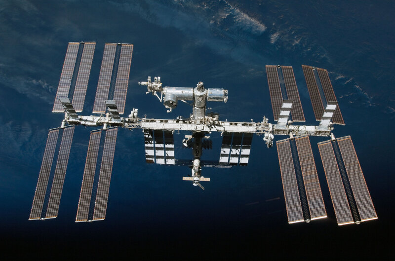International Space Station orbiting Earth