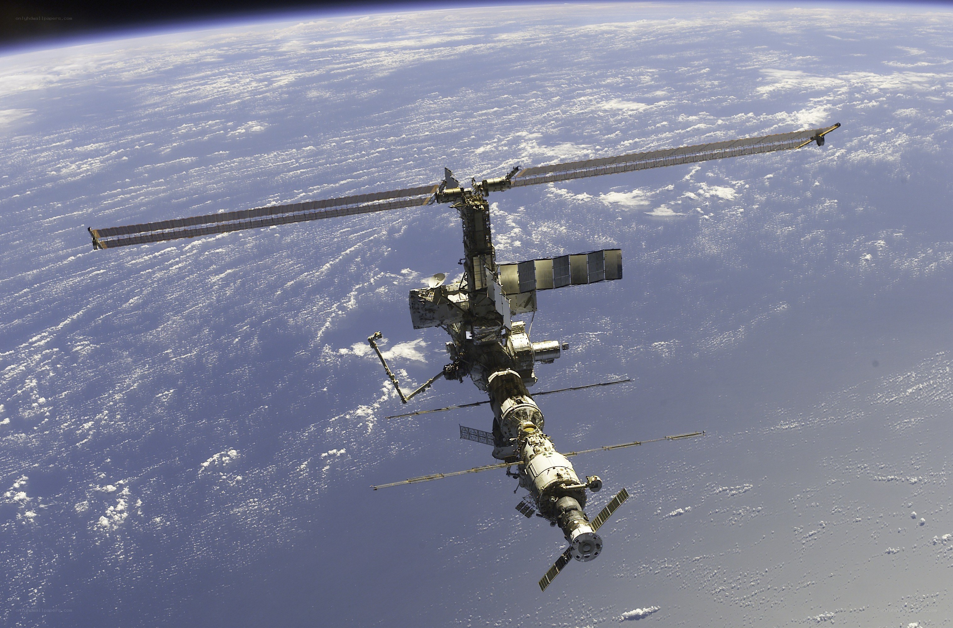 International Space Station orbiting Earth