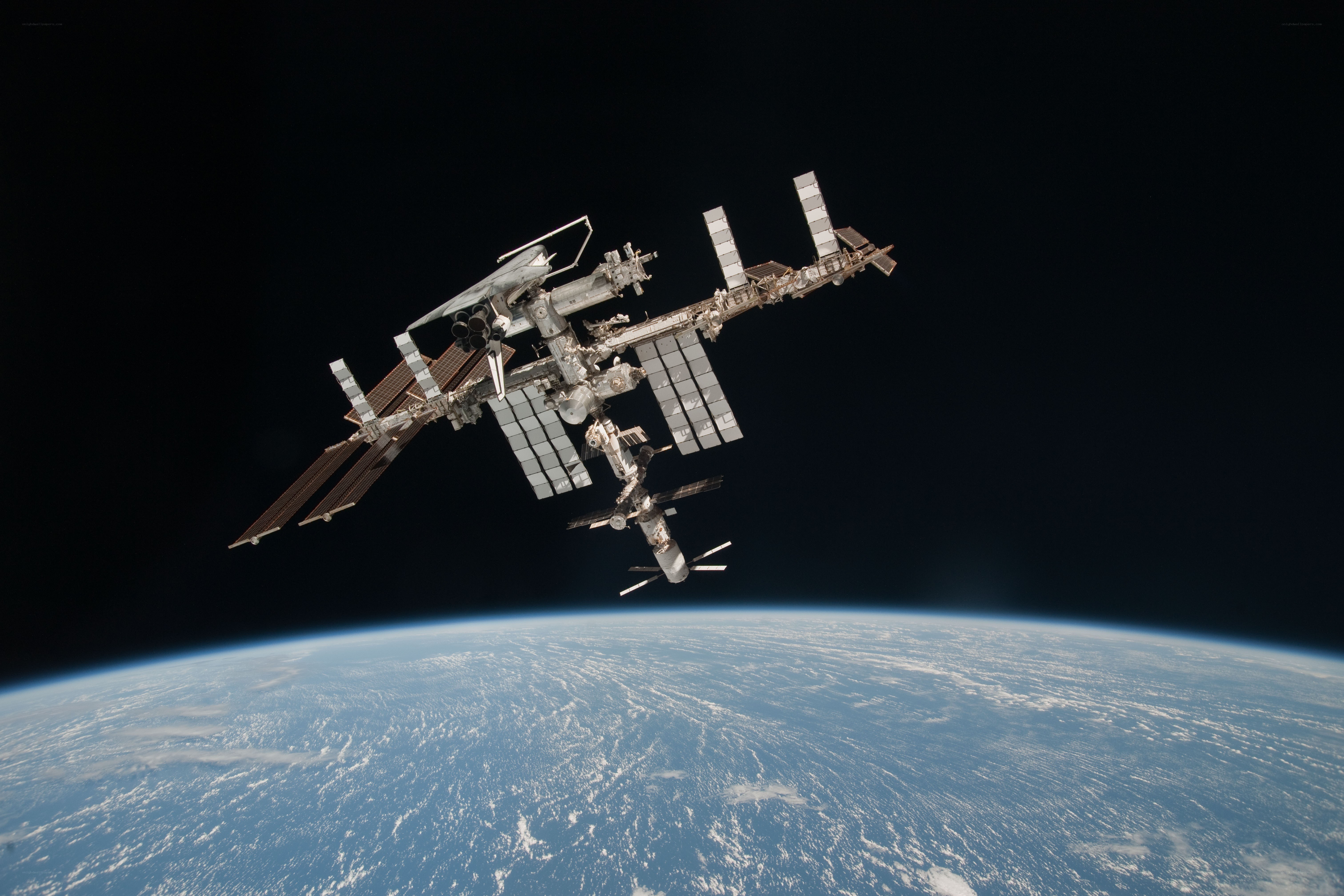International Space Station orbiting Earth