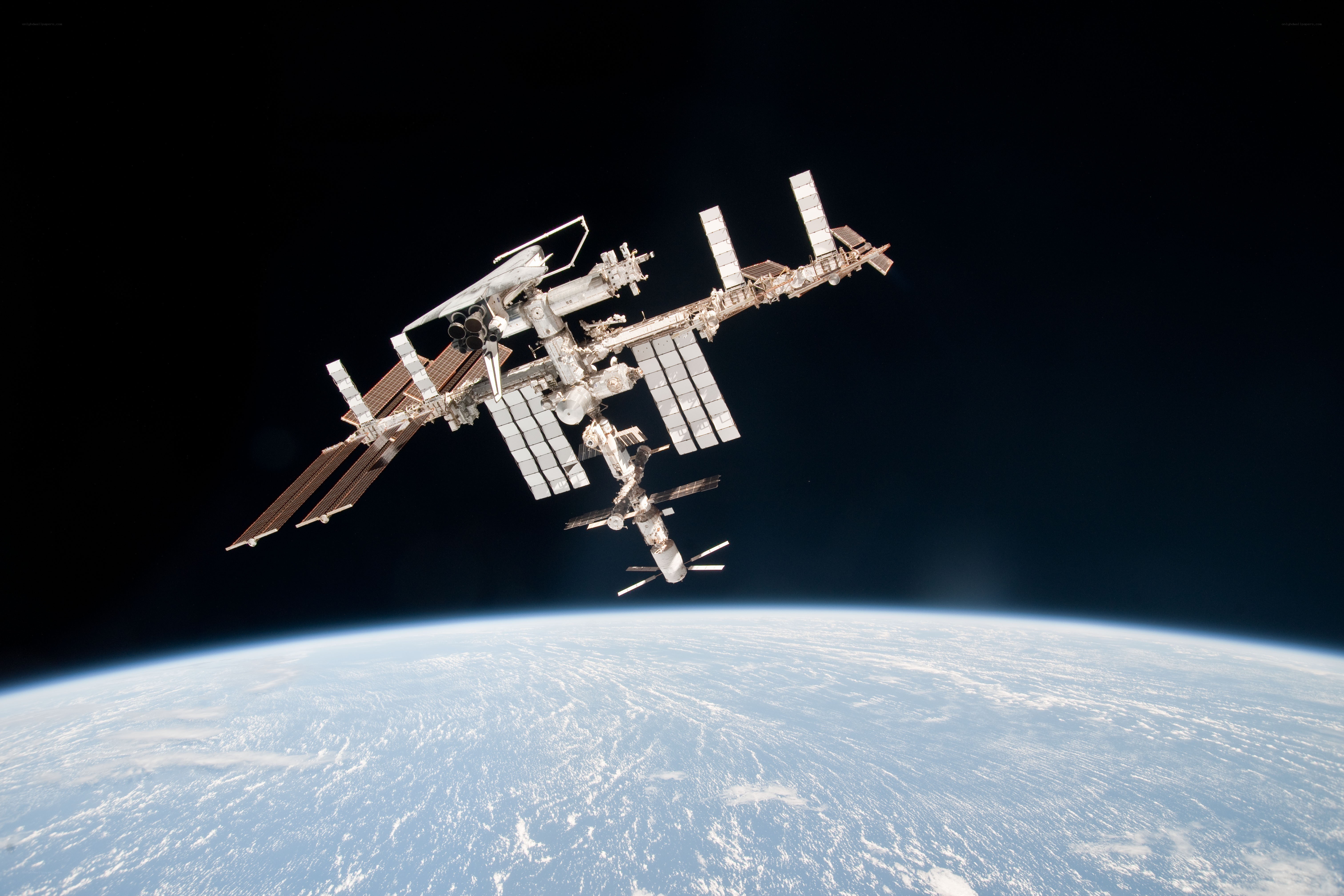 International Space Station orbiting Earth
