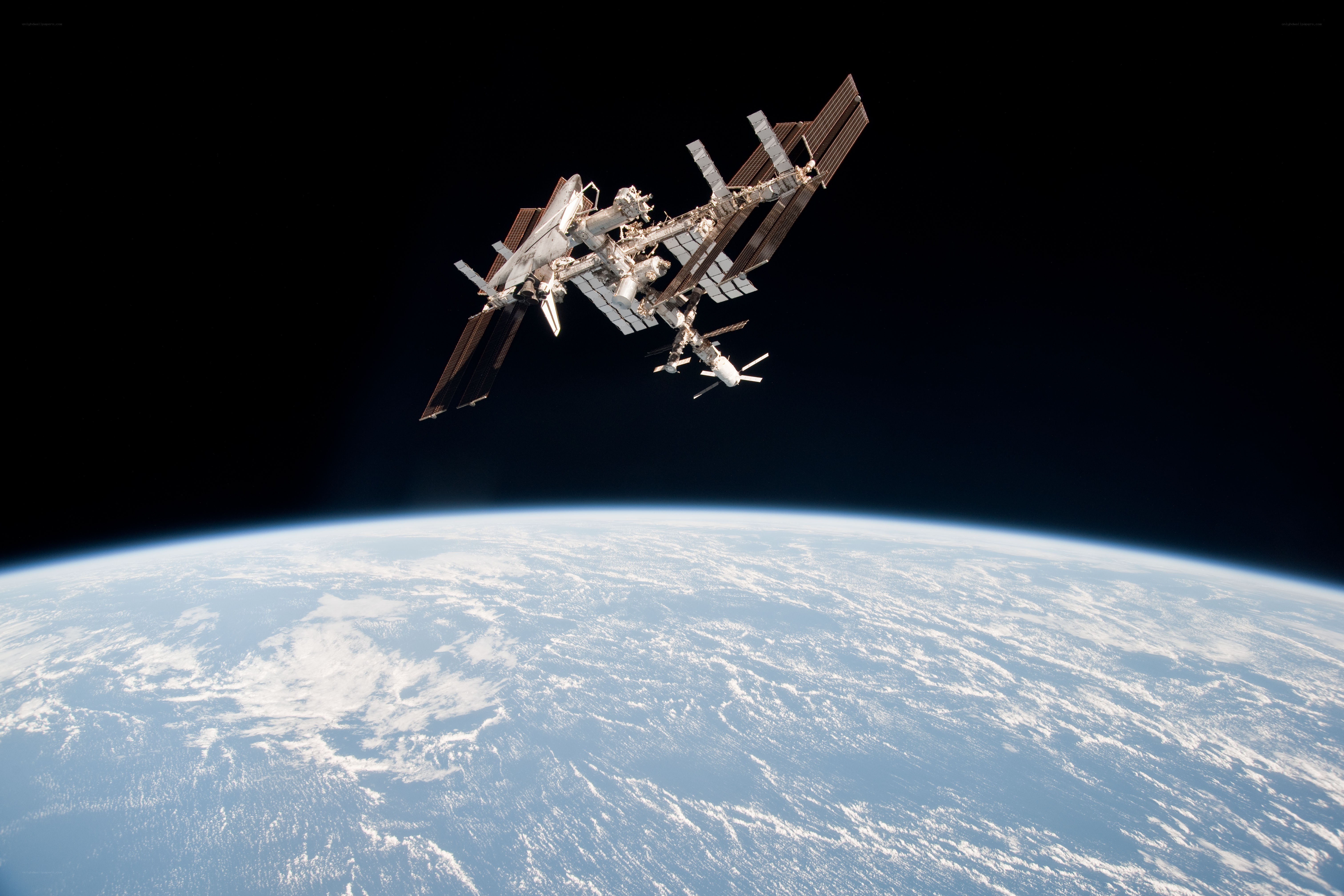 International Space Station orbiting Earth