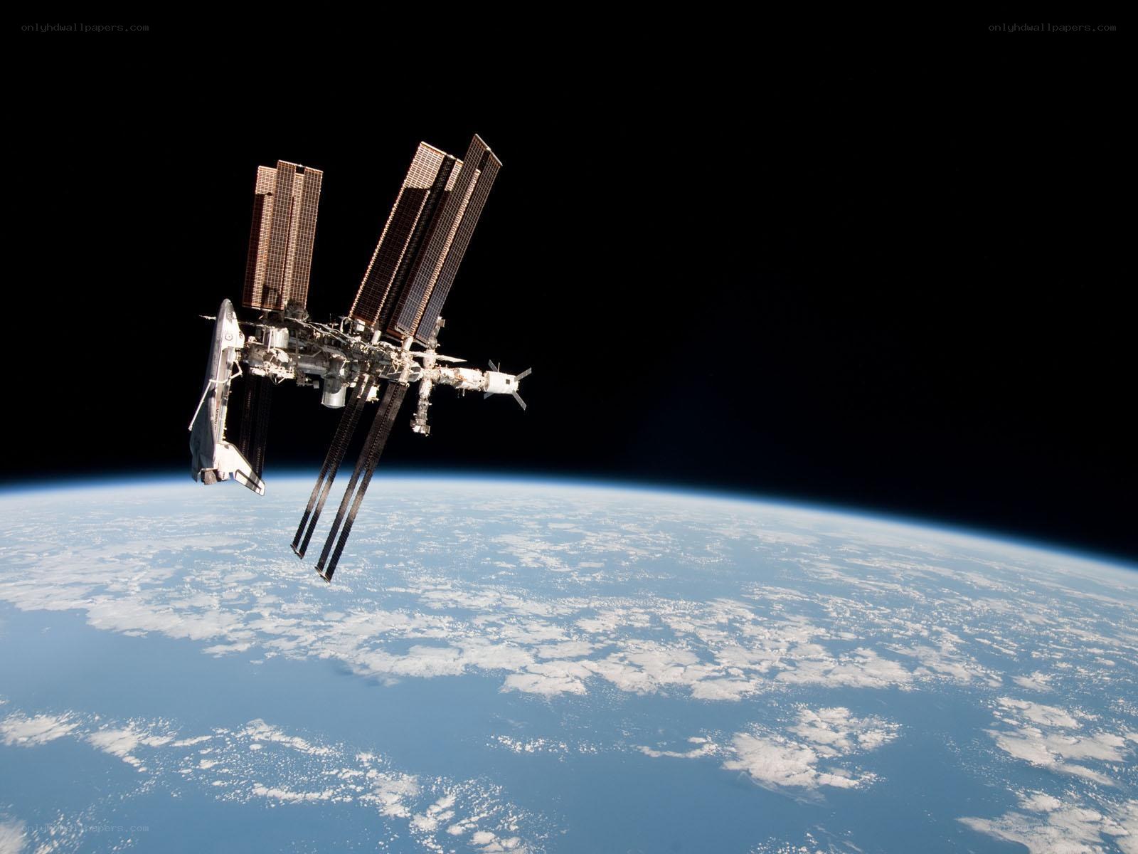 International Space Station orbiting Earth