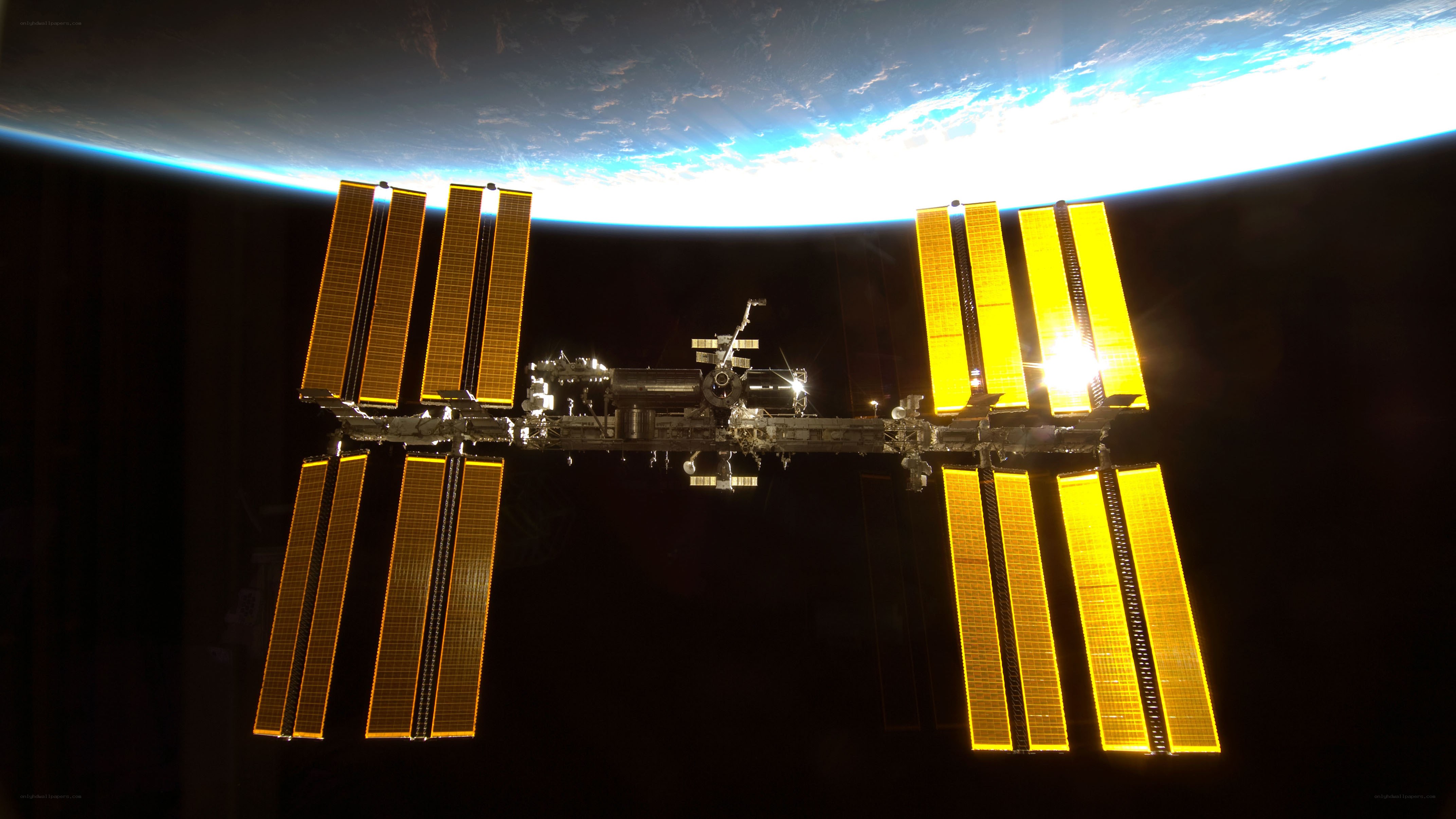 International Space Station orbiting Earth