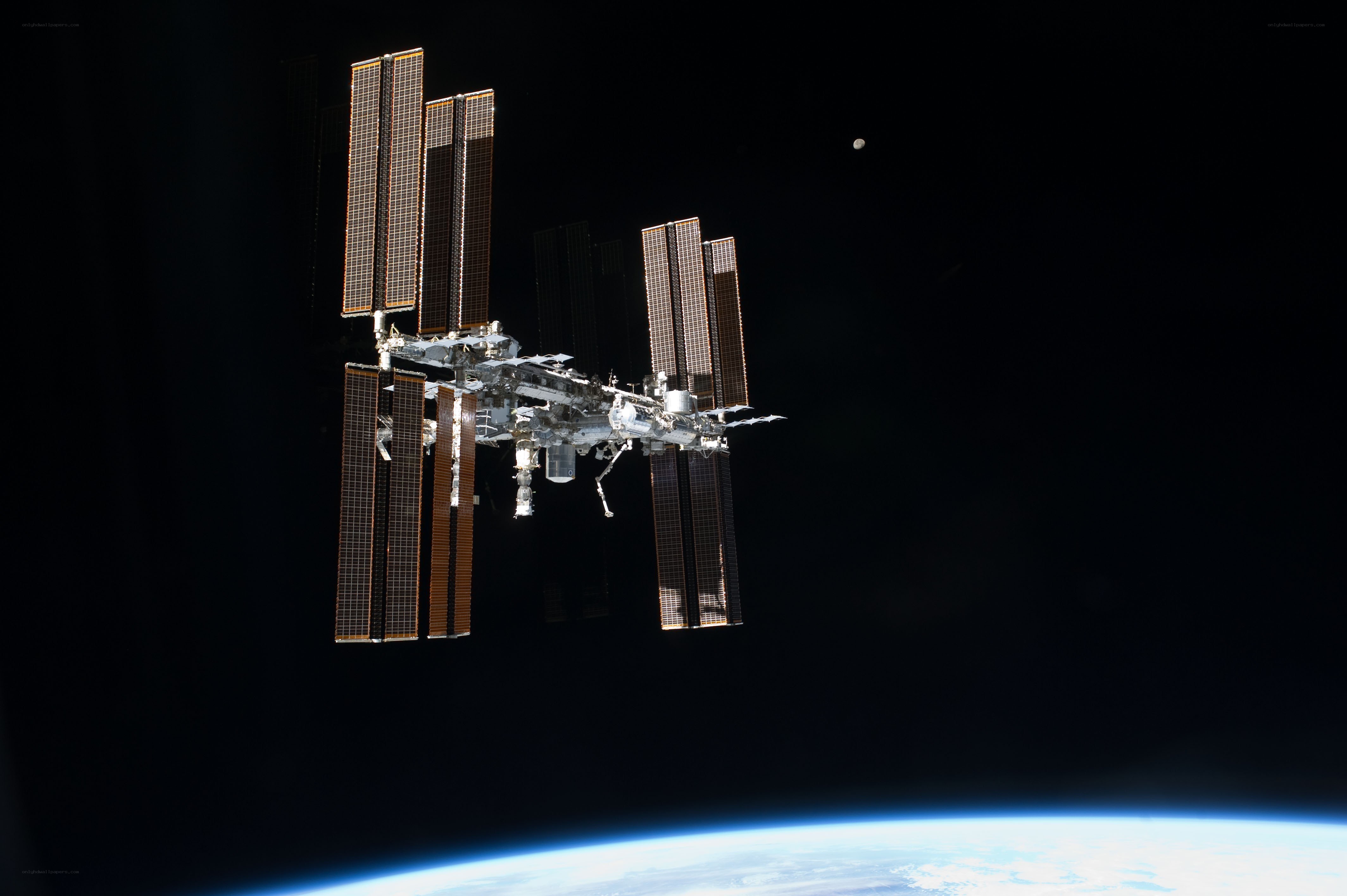 International Space Station orbiting Earth