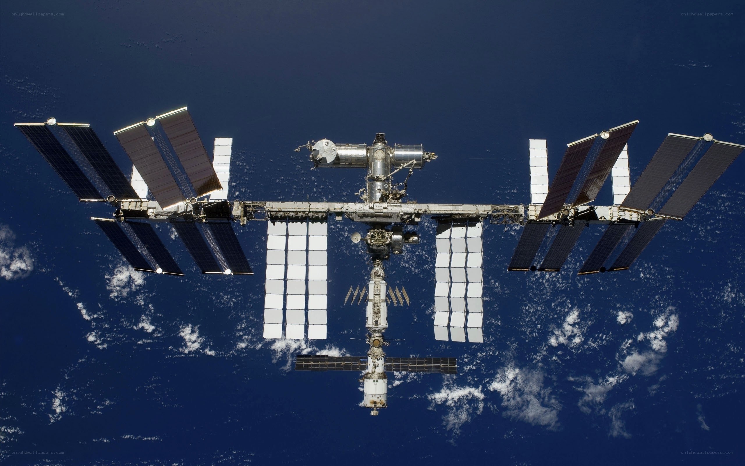 International Space Station orbiting Earth