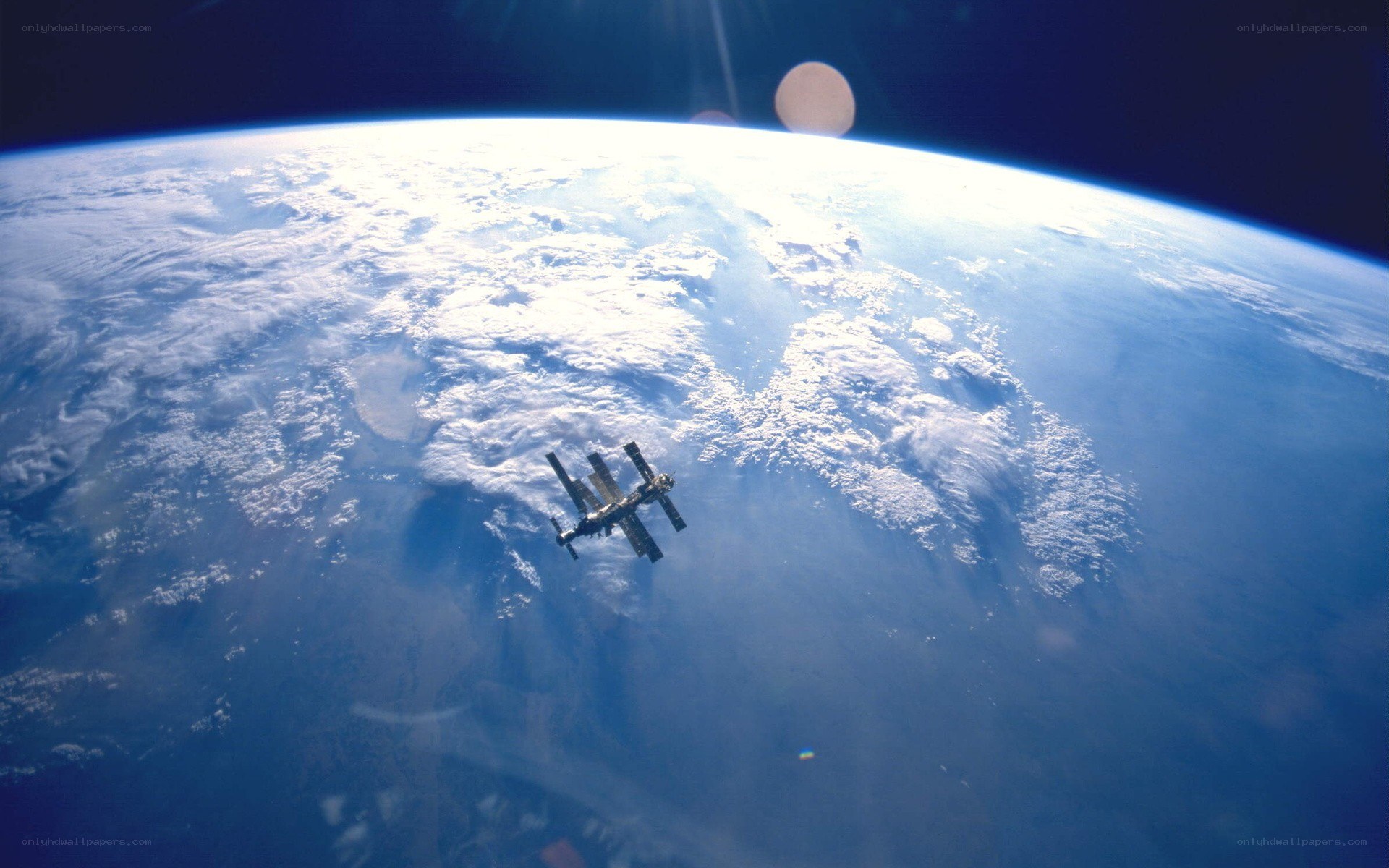 International Space Station orbiting Earth