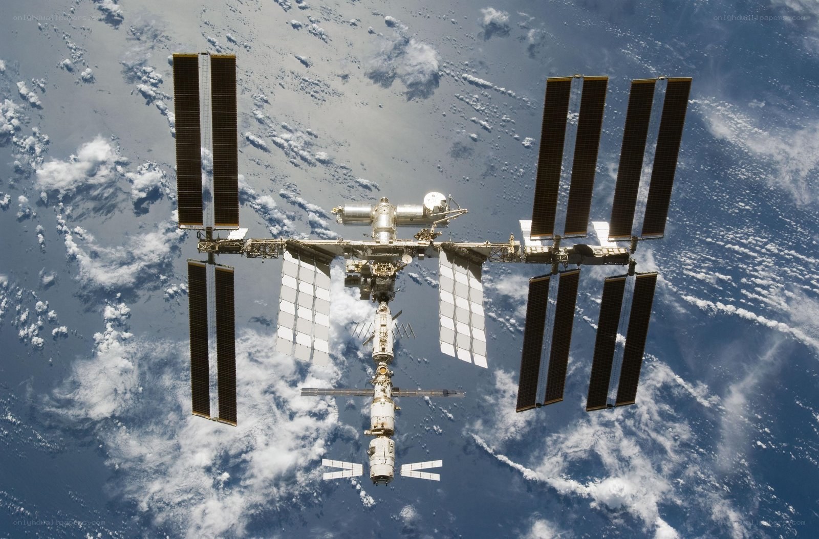 International Space Station orbiting Earth