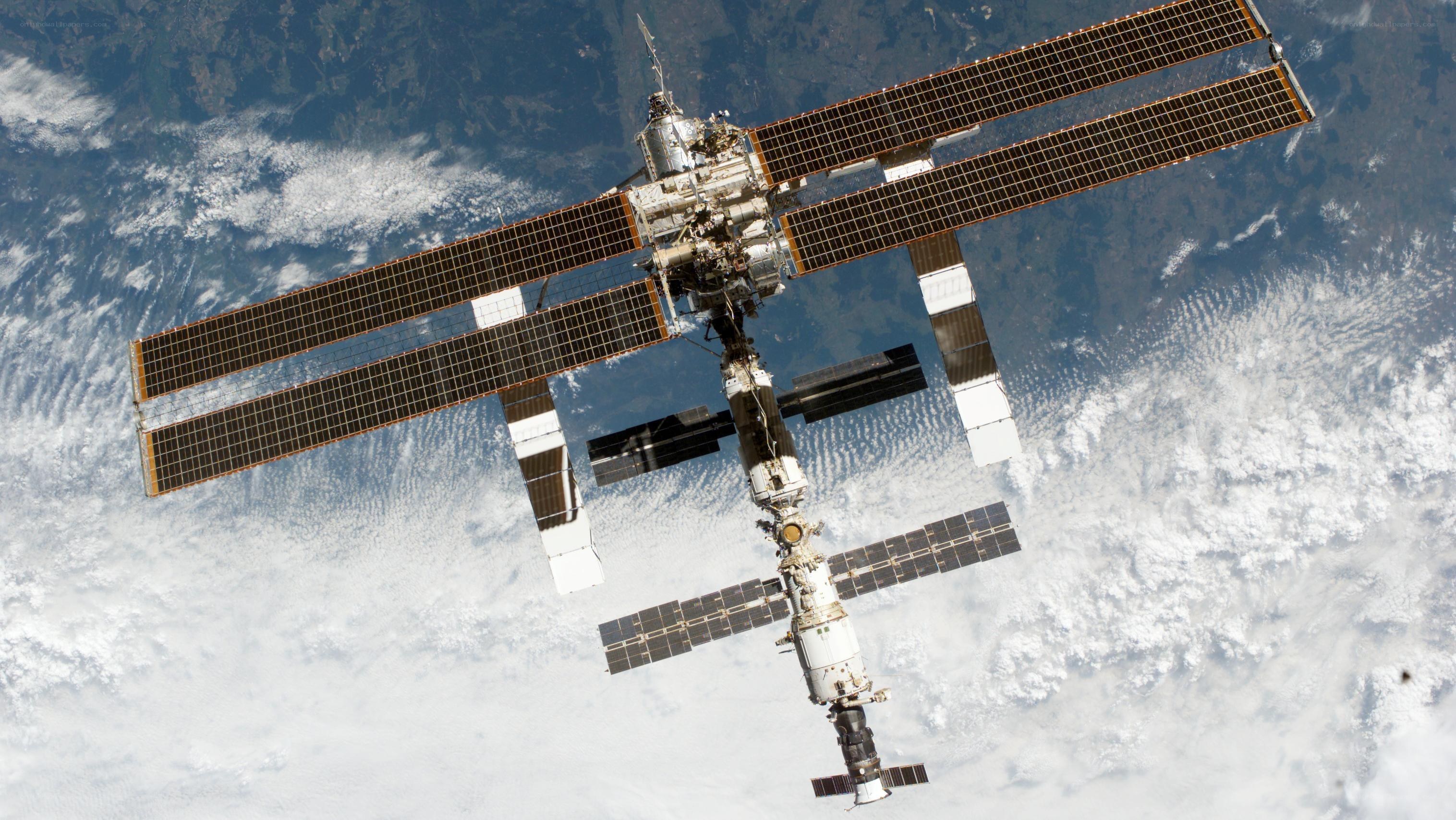 International Space Station orbiting Earth