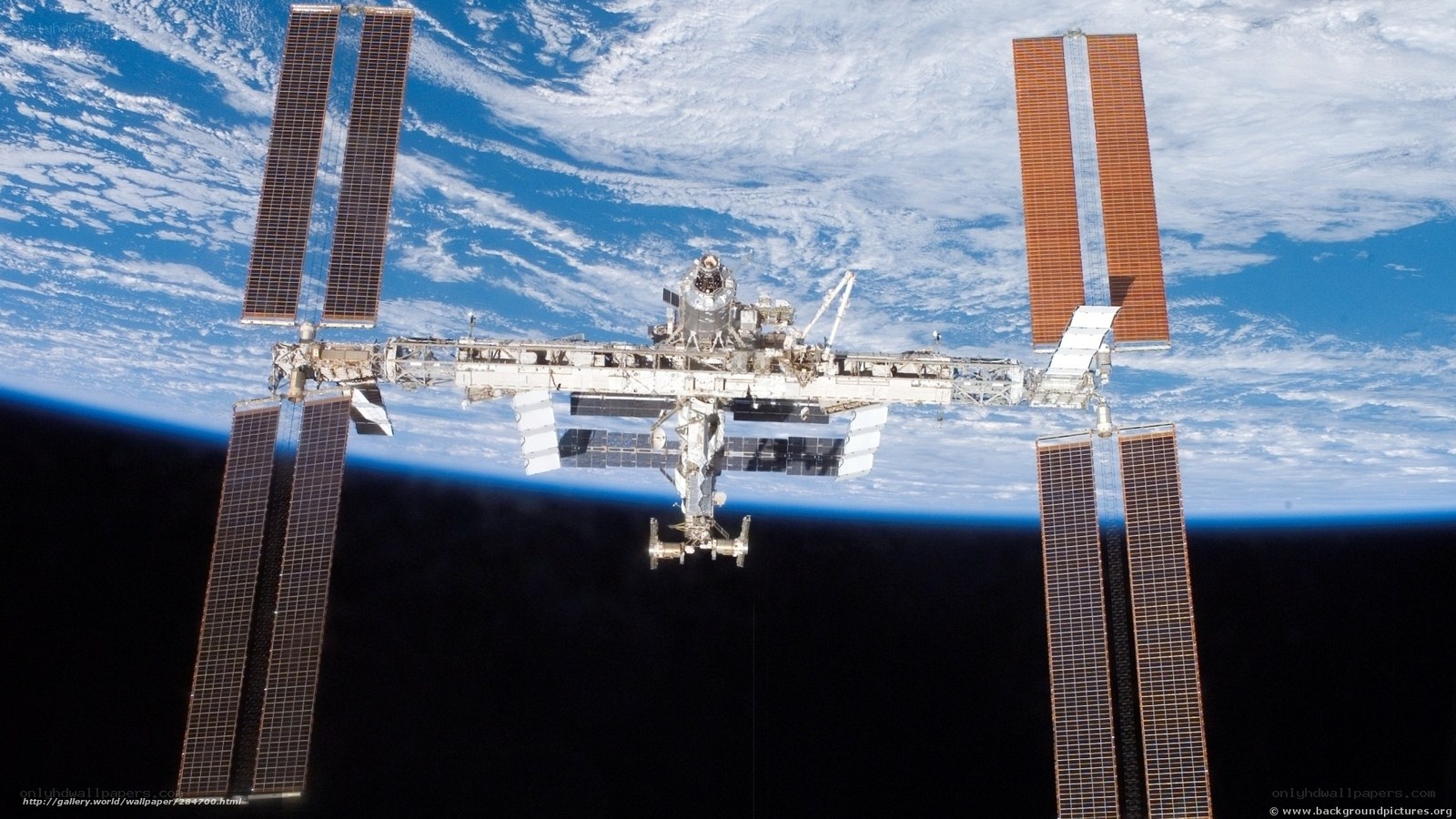 International Space Station orbiting Earth