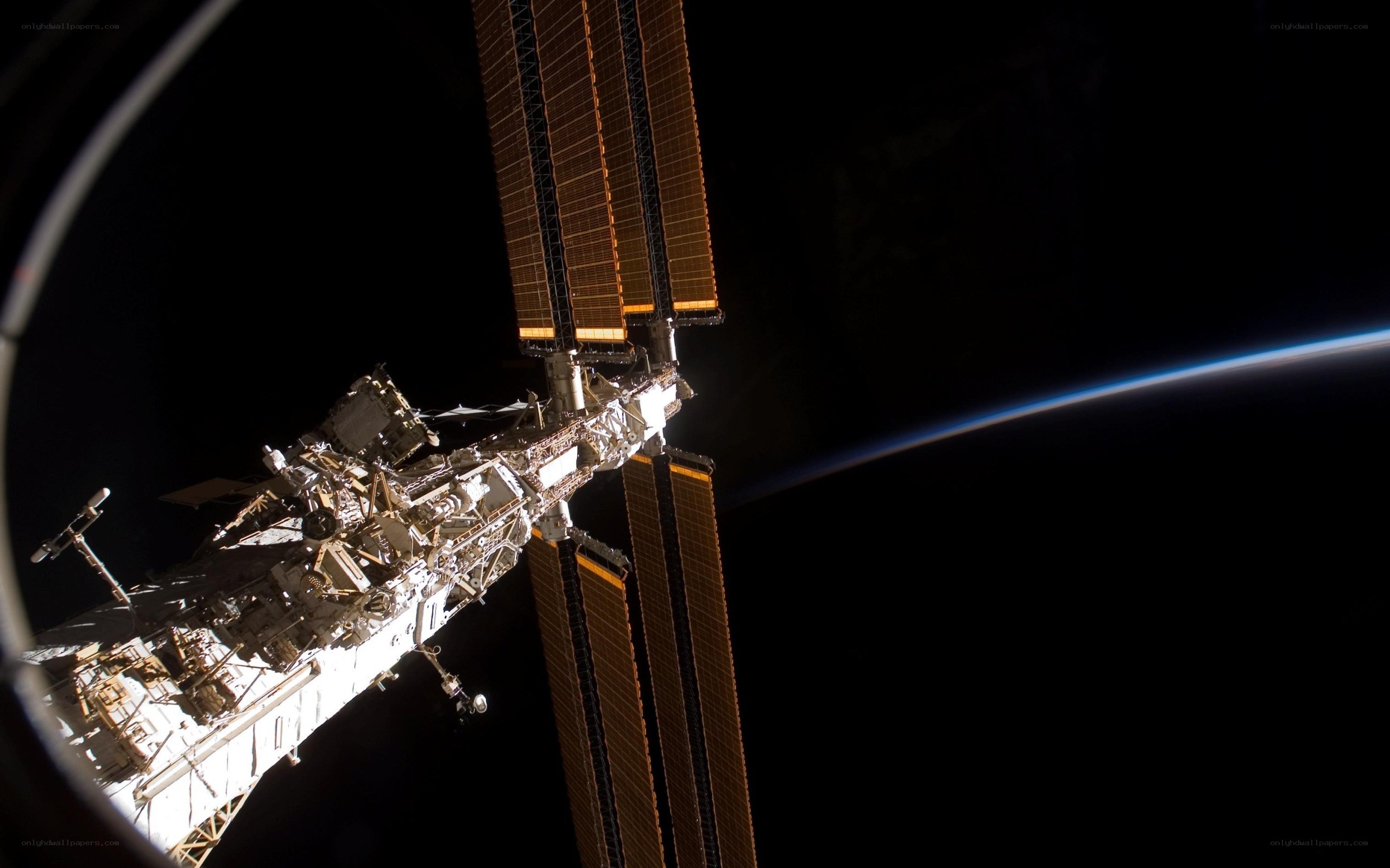 International Space Station orbiting Earth