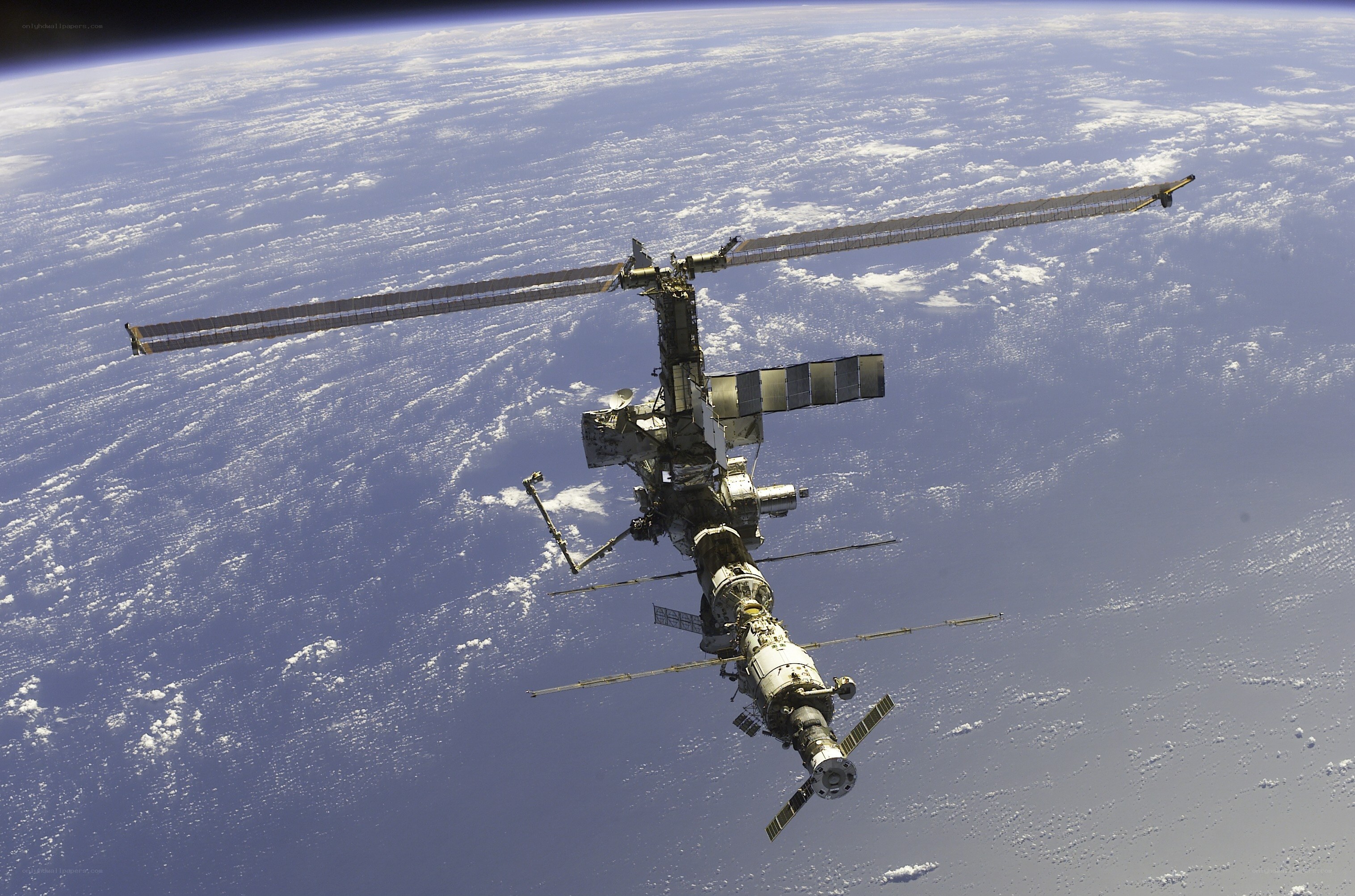International Space Station orbiting Earth