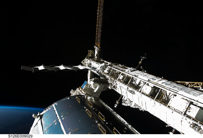 International Space Station orbiting Earth