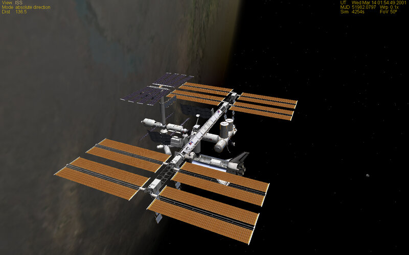 International Space Station orbiting Earth