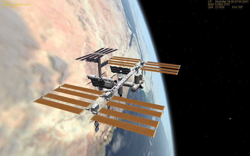International Space Station orbiting Earth