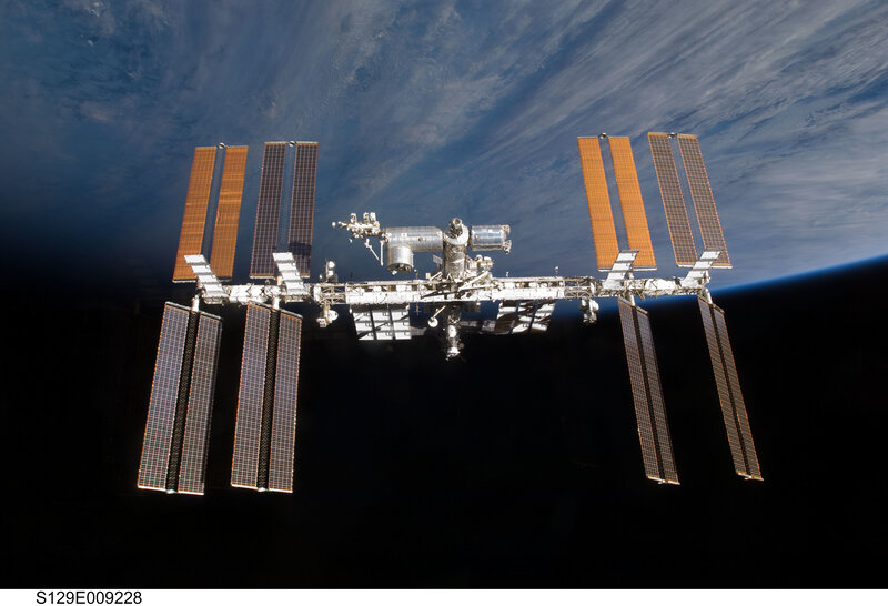 International Space Station orbiting Earth