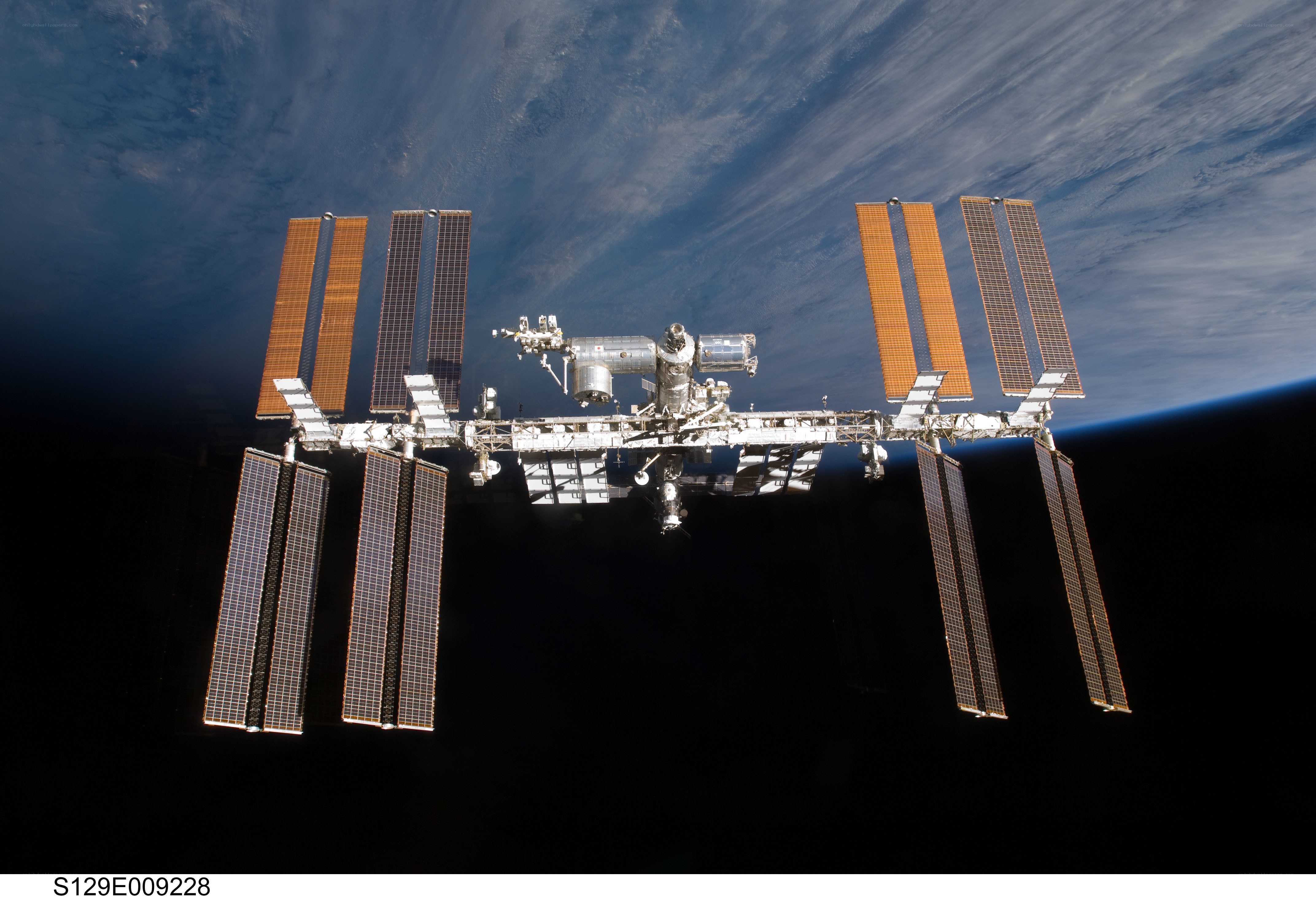 International Space Station orbiting Earth