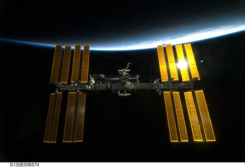 International Space Station orbiting Earth