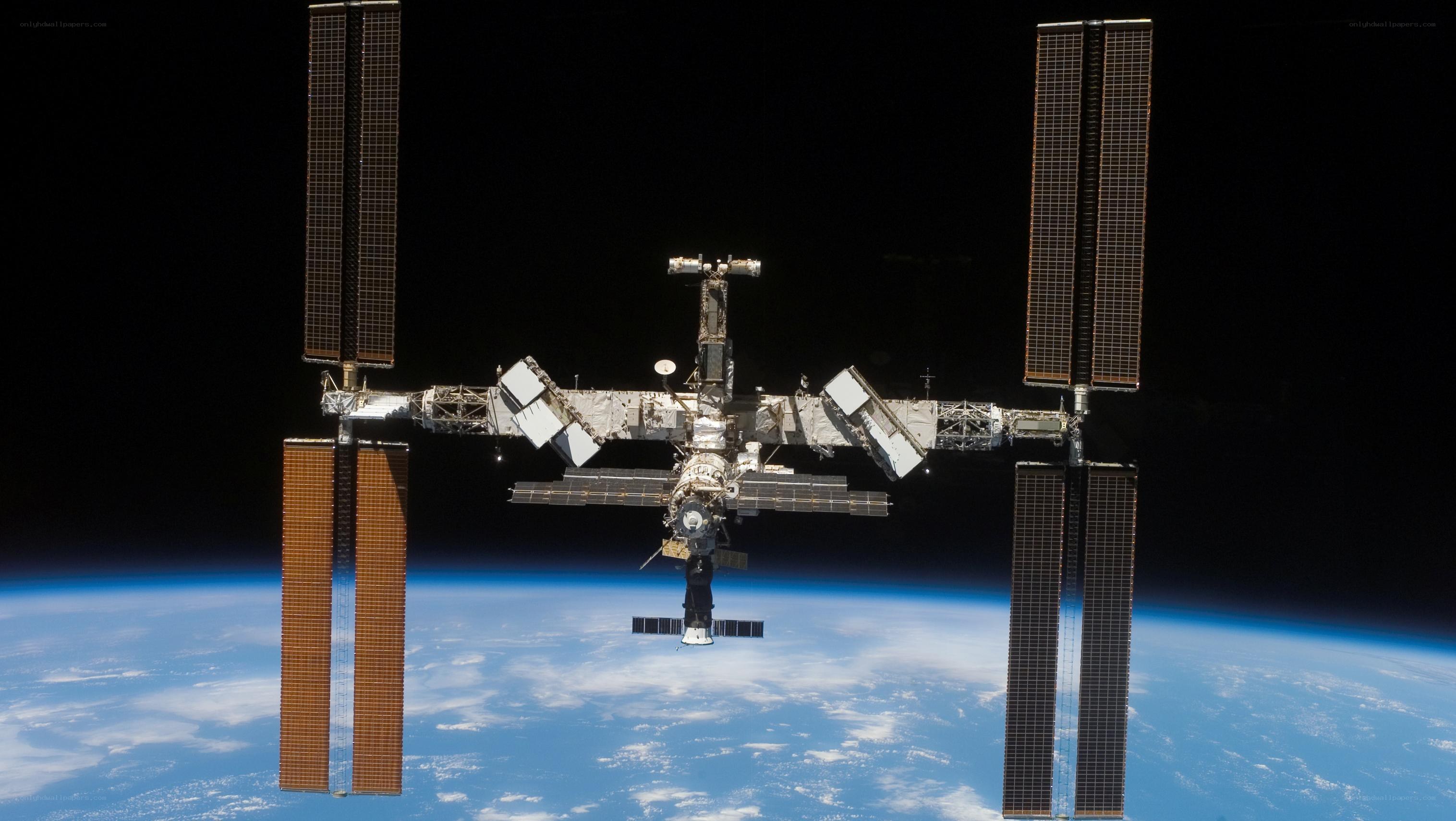 International Space Station orbiting Earth