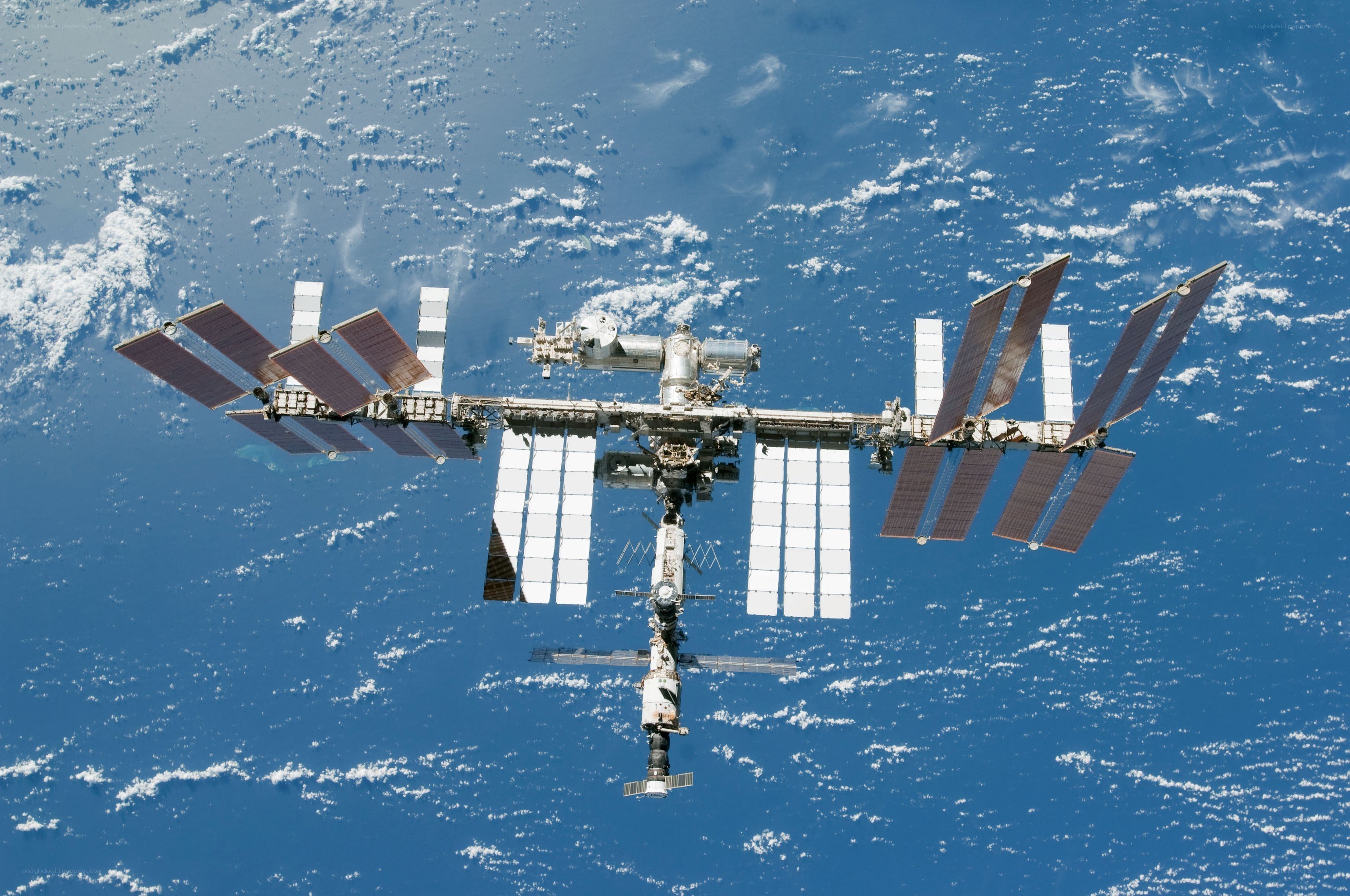 International Space Station orbiting Earth