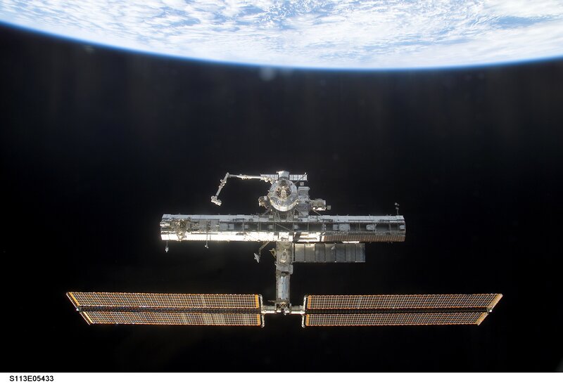 International Space Station orbiting Earth
