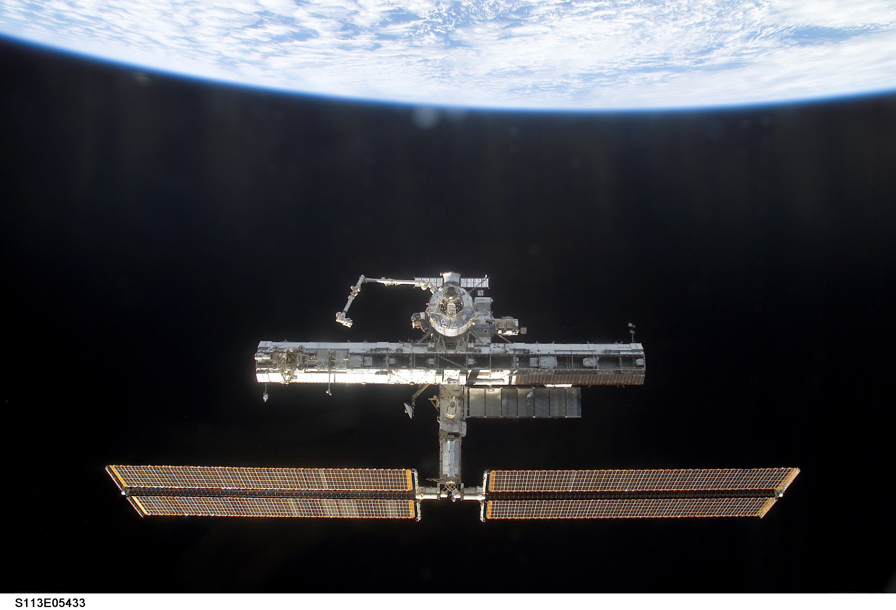 International Space Station orbiting Earth