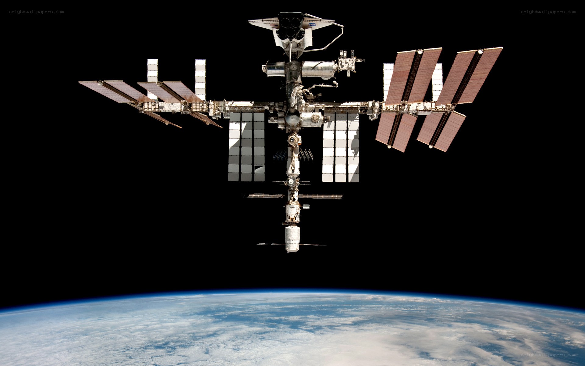 International Space Station orbiting Earth