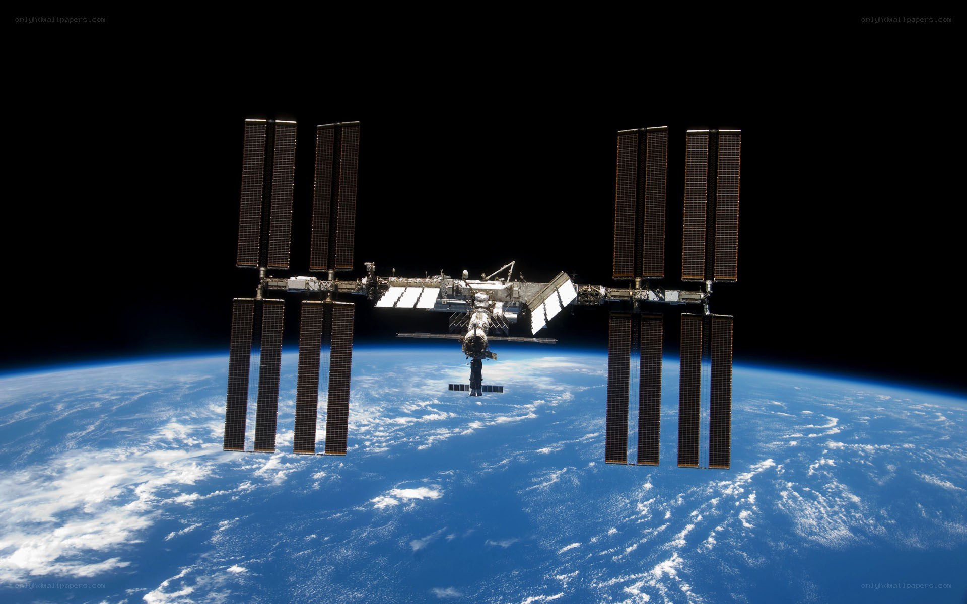 International Space Station orbiting Earth
