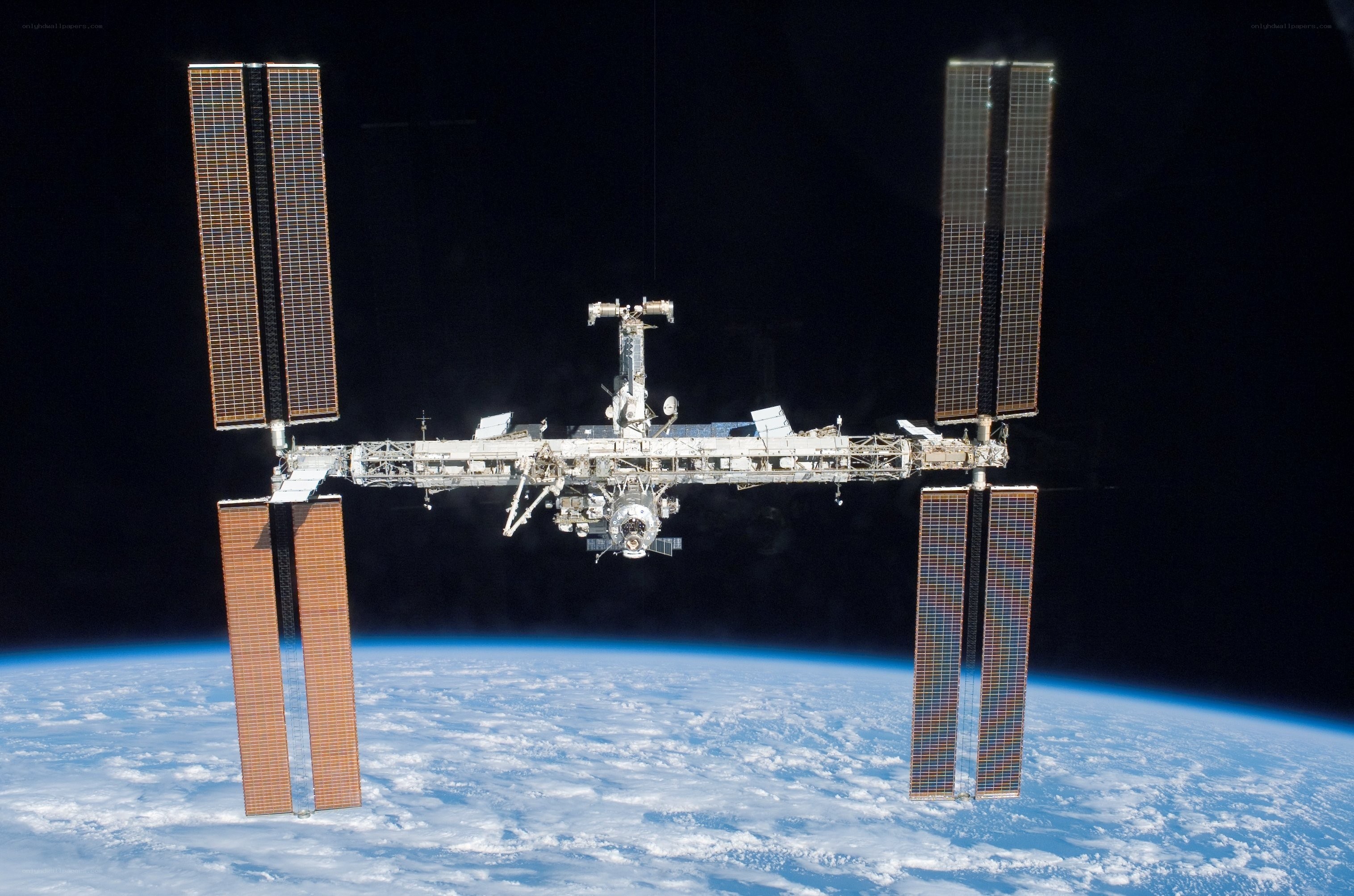 International Space Station orbiting Earth
