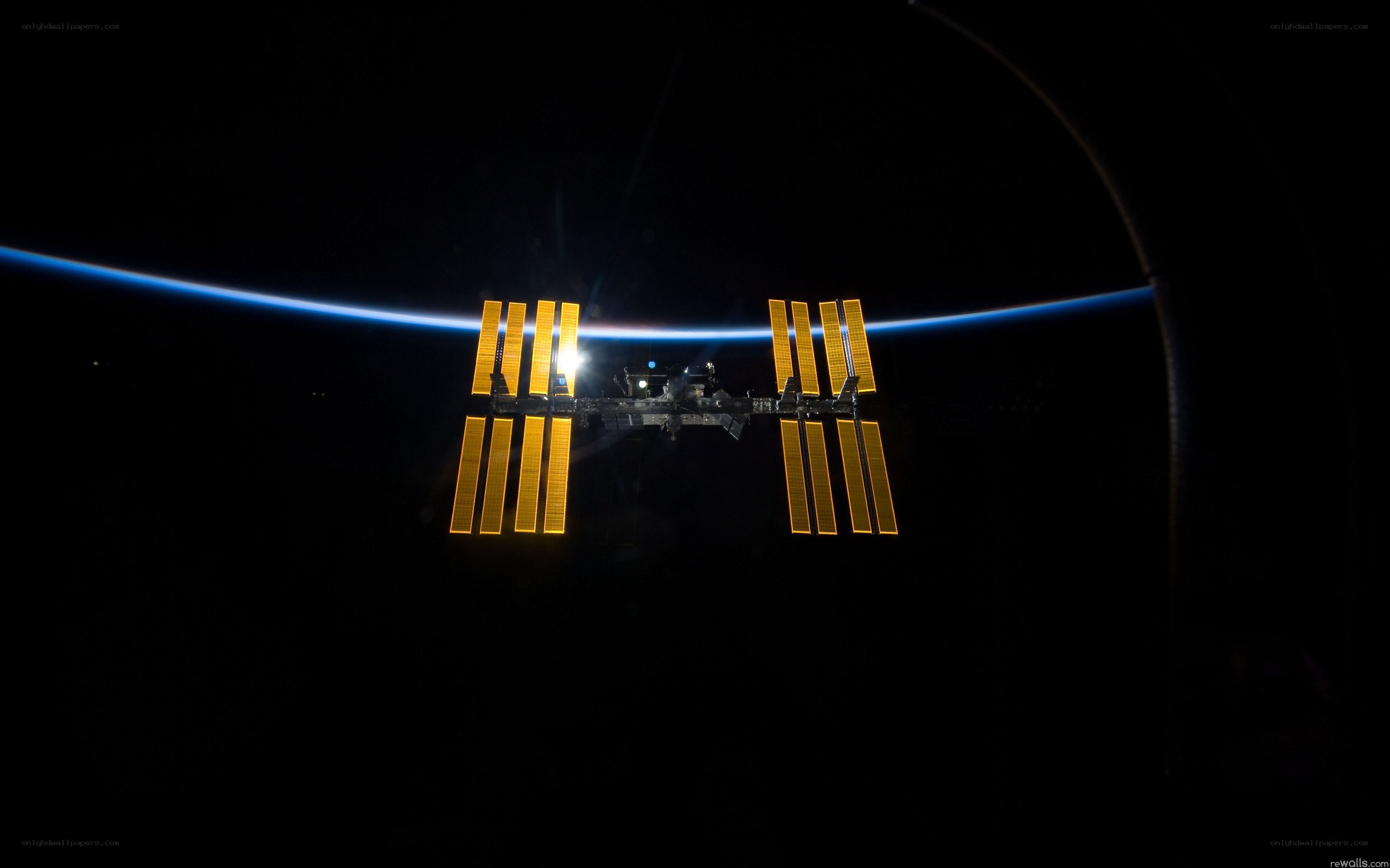 International Space Station orbiting Earth