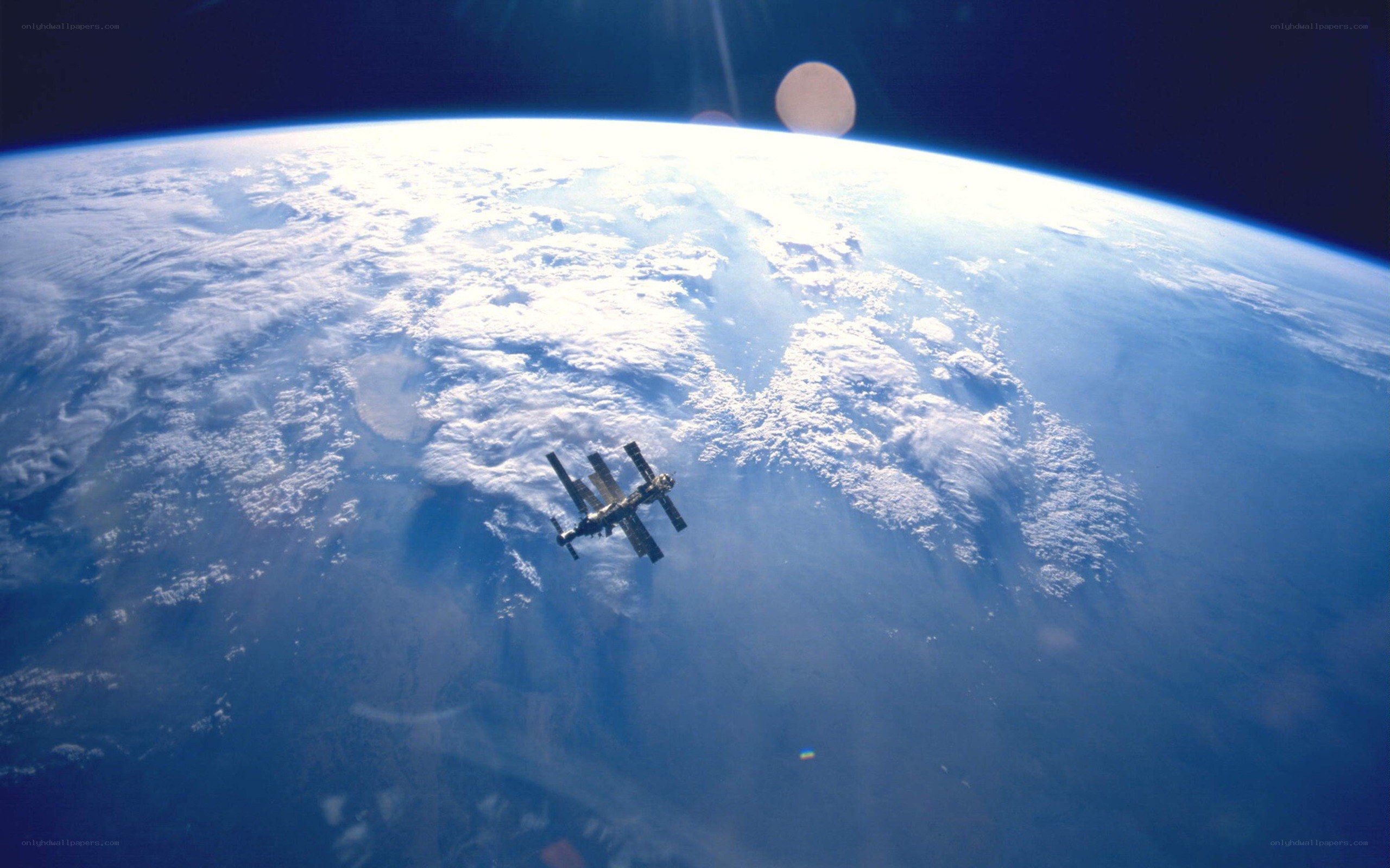 International Space Station orbiting Earth