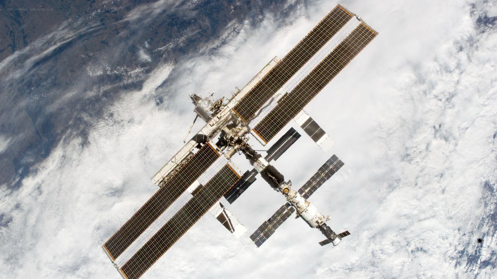 International Space Station orbiting Earth