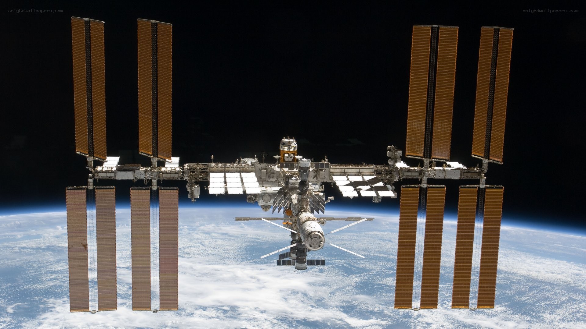International Space Station orbiting Earth