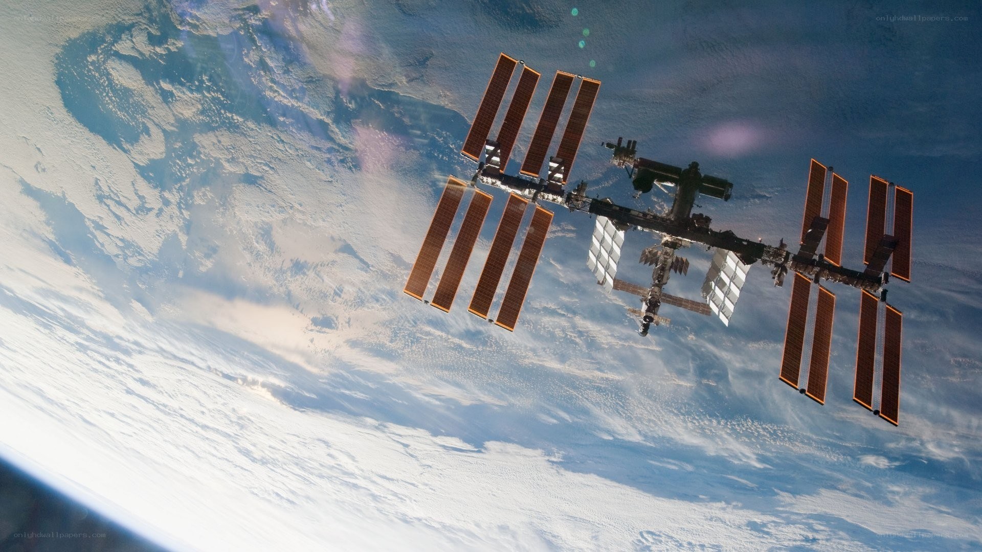 International Space Station orbiting Earth