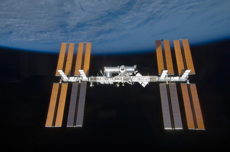 International Space Station orbiting Earth