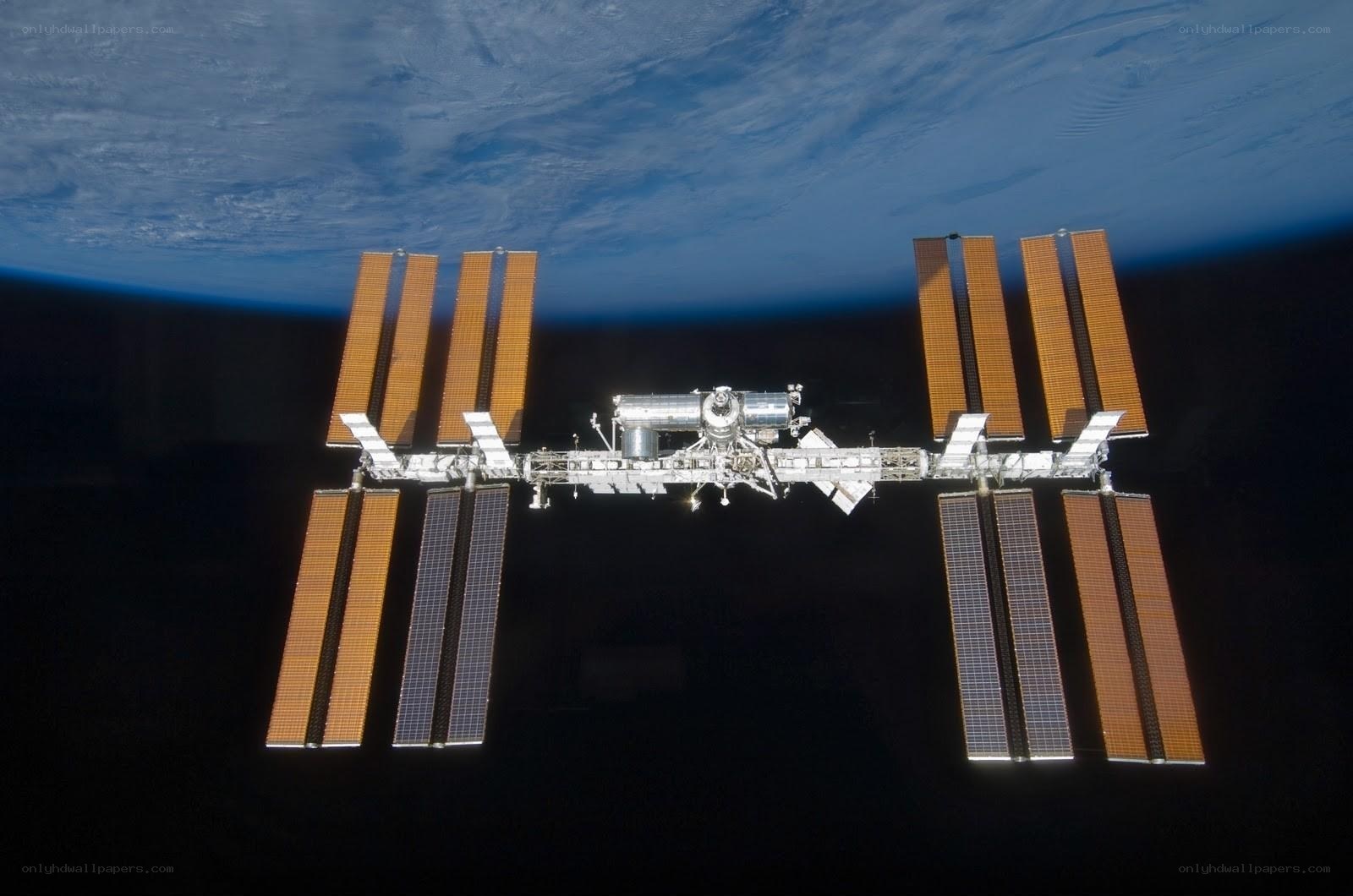 International Space Station orbiting Earth