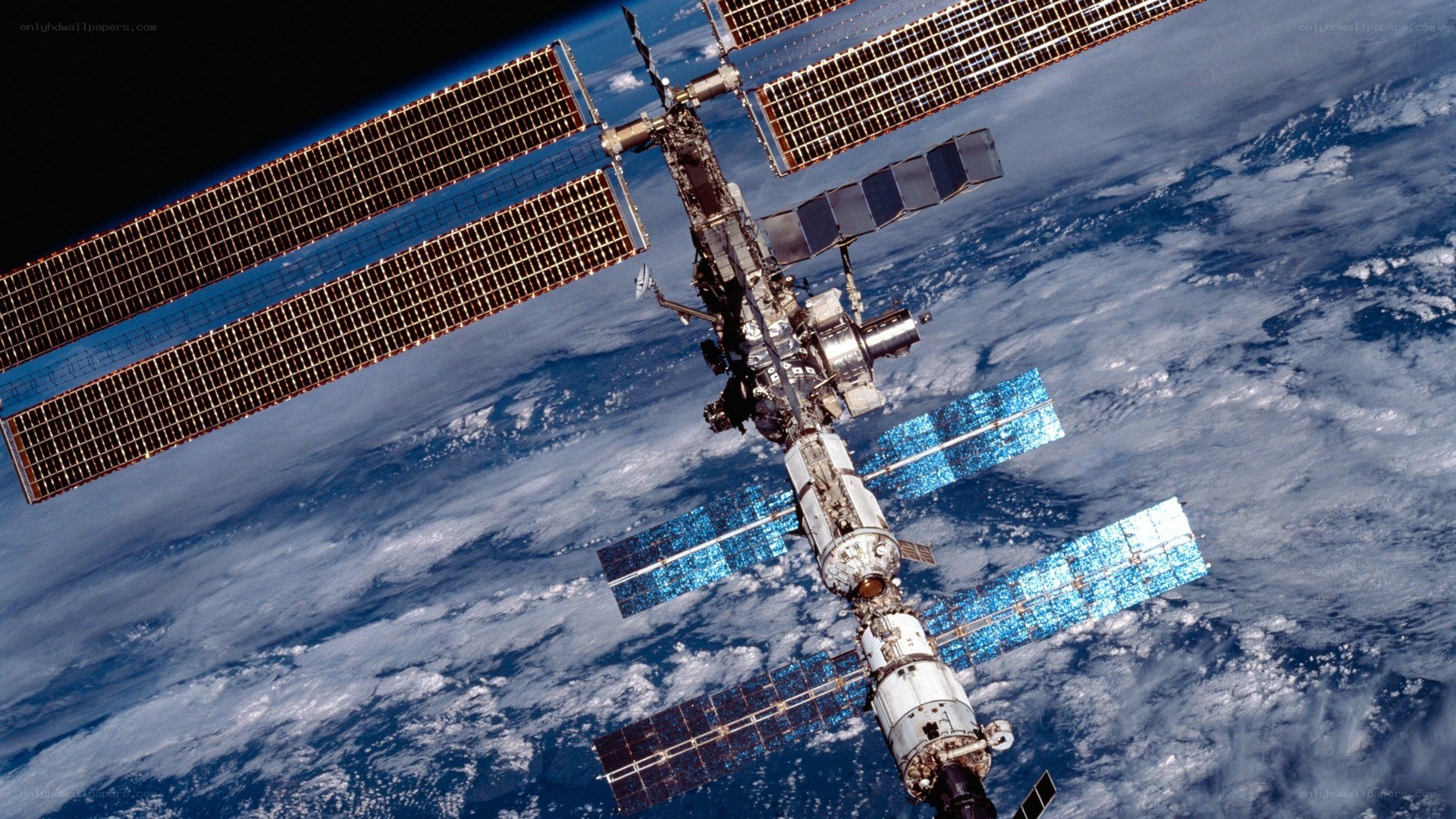 International Space Station orbiting Earth