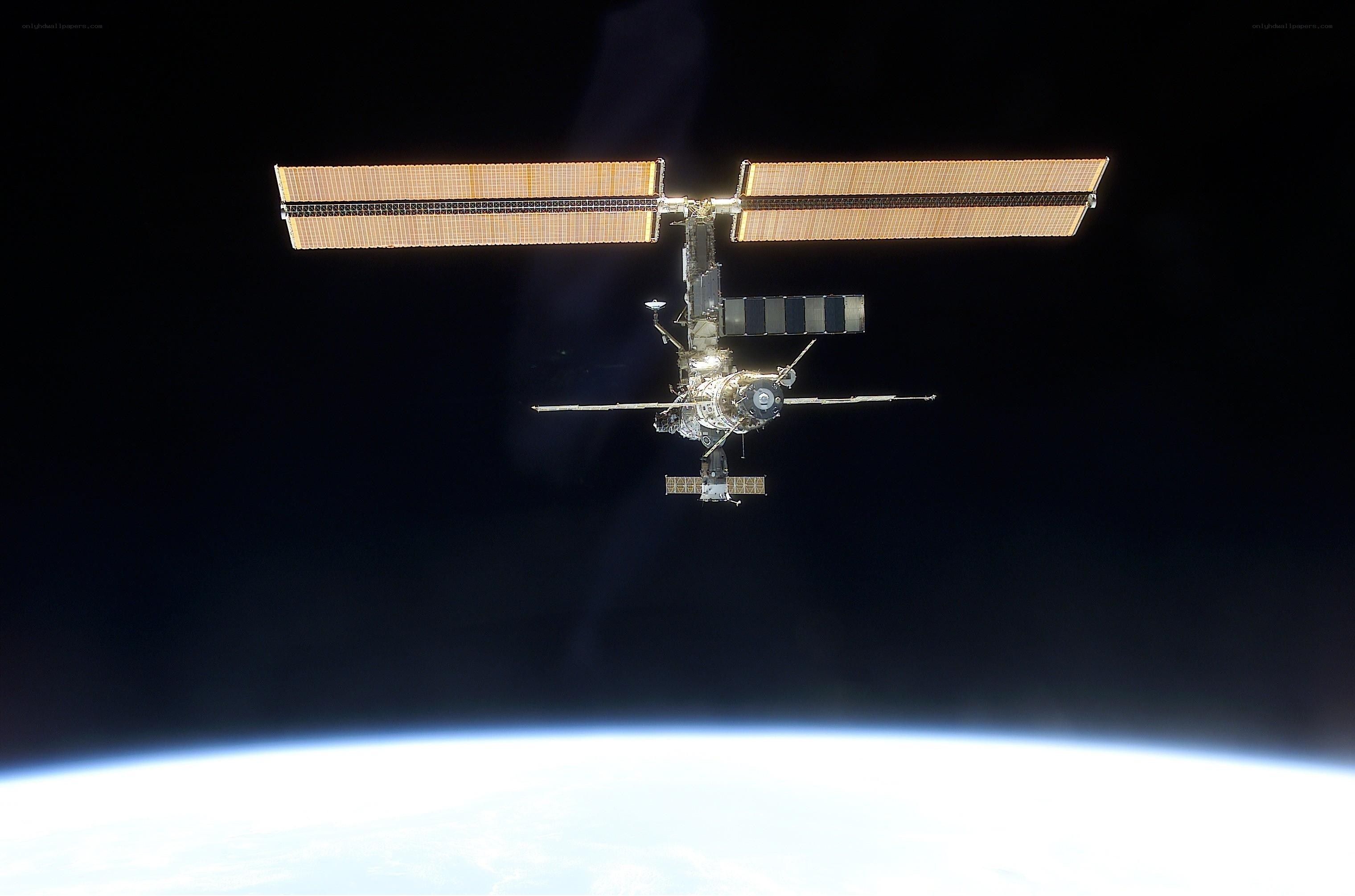 International Space Station orbiting Earth