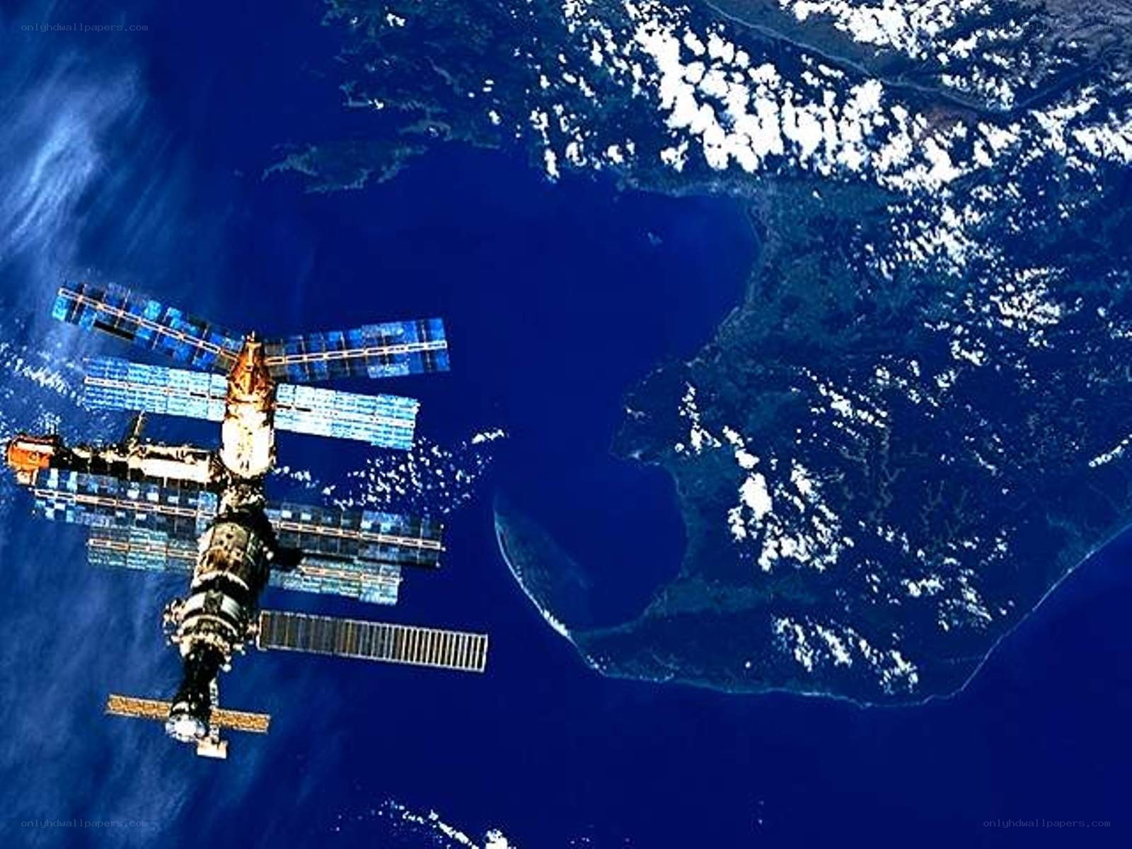 International Space Station orbiting Earth