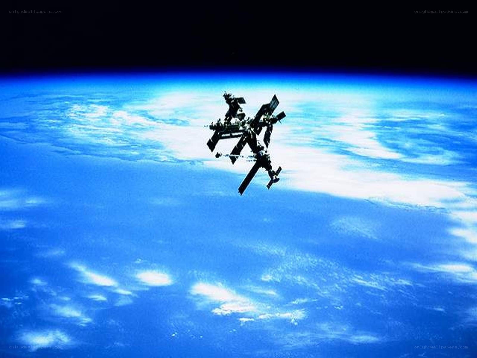 International Space Station orbiting Earth