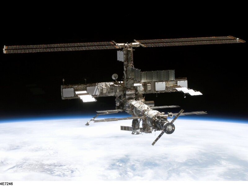 International Space Station orbiting Earth