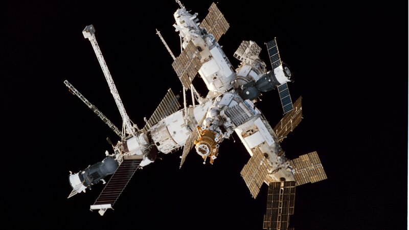 International Space Station — White, Dramatic, Night, Photograph, Solar Panels