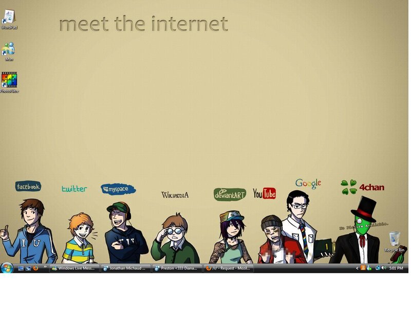 internet characters desktop