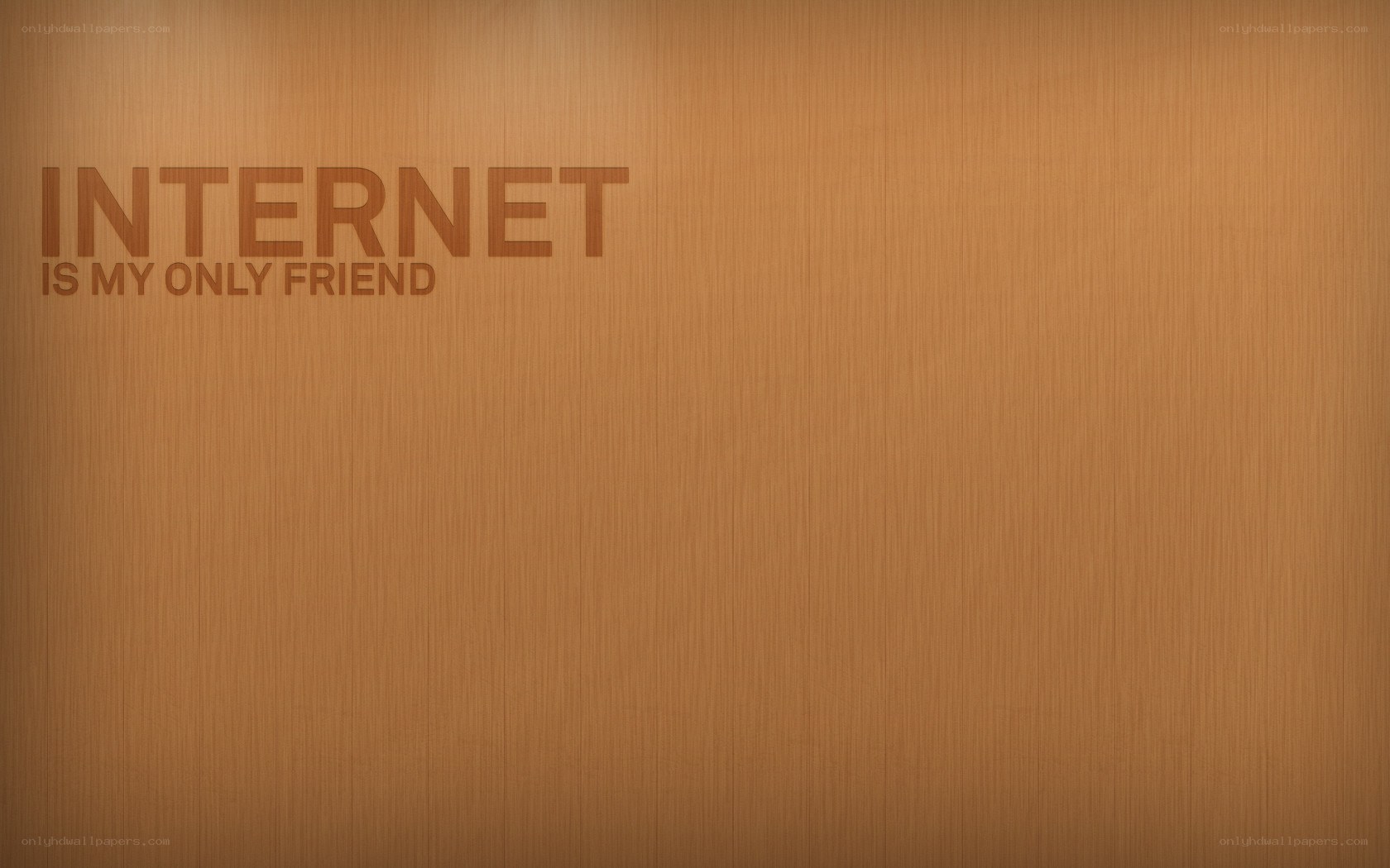 internet is my only friend