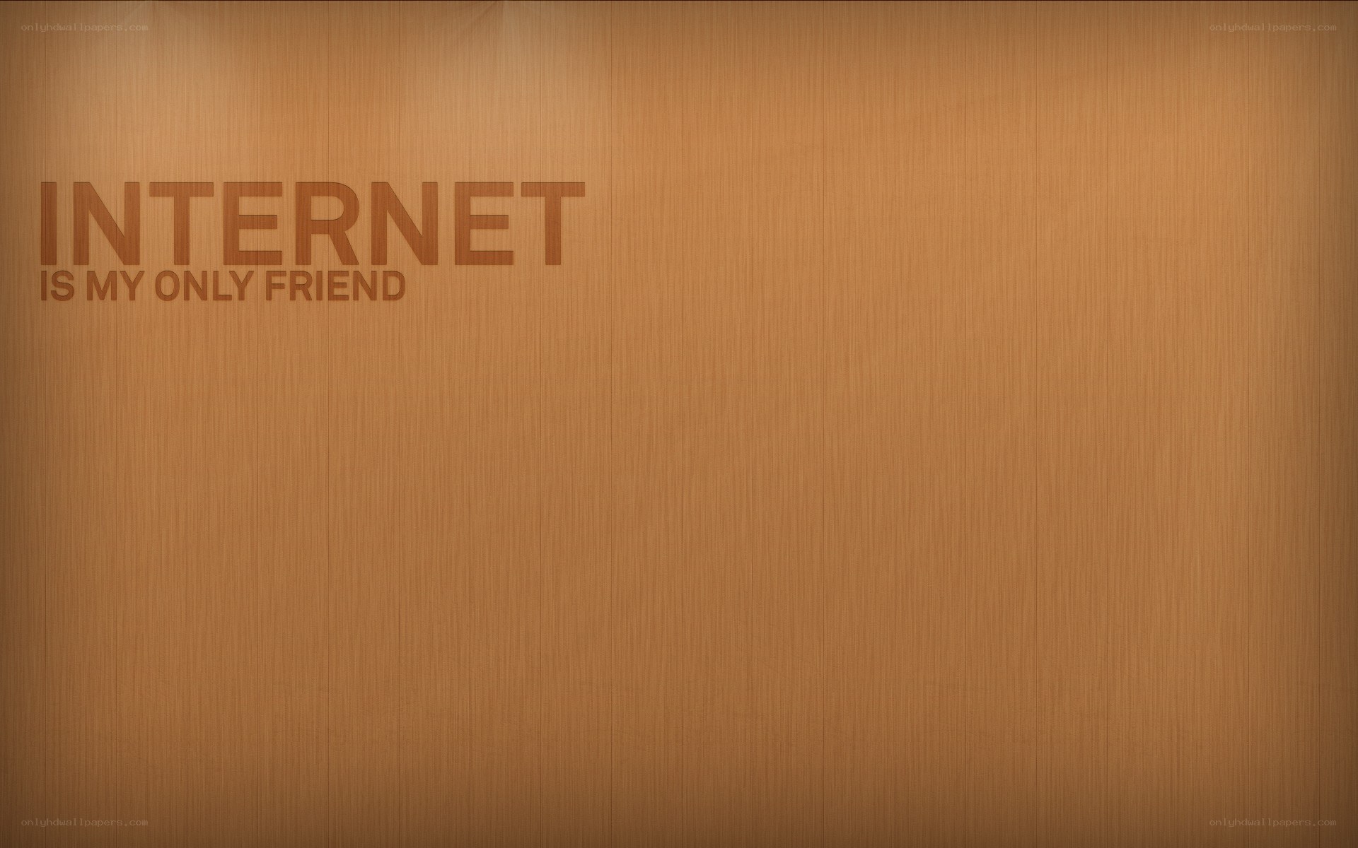 internet is my only friend
