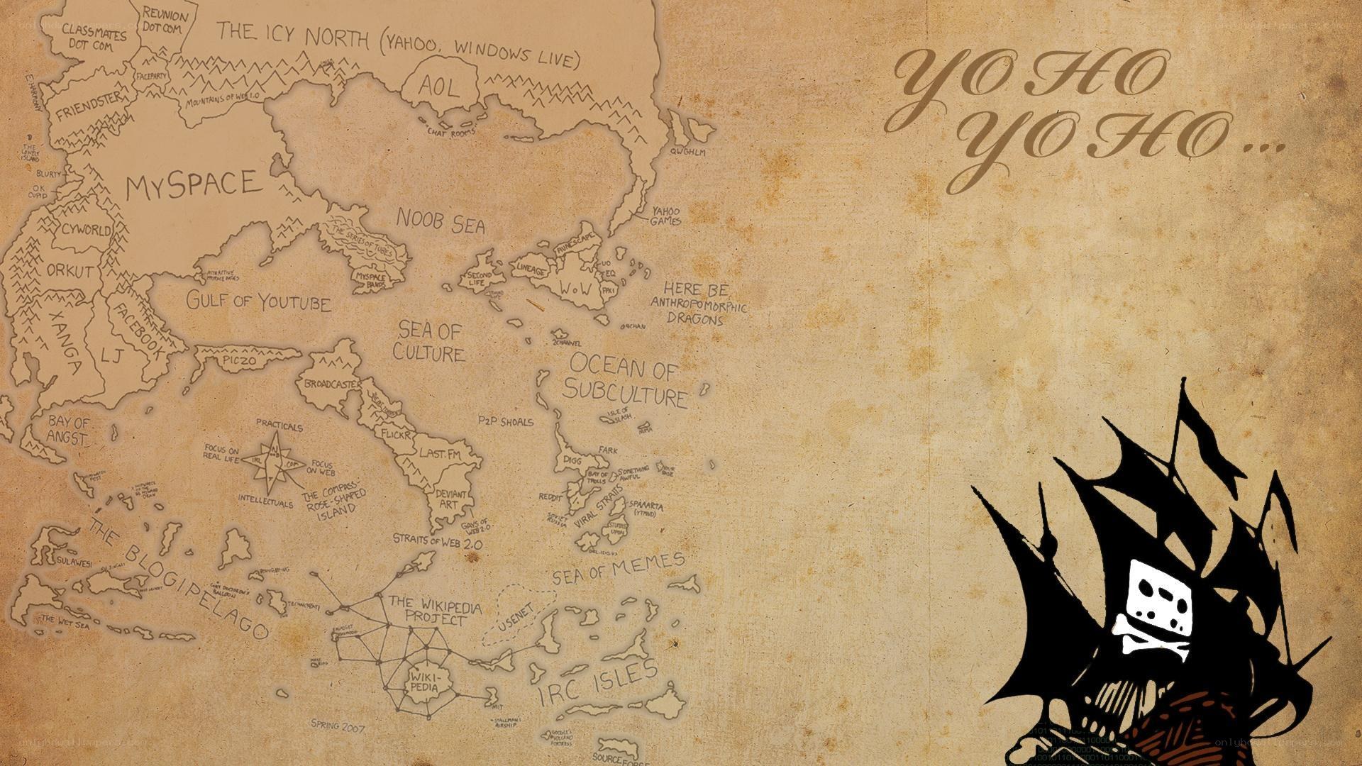 Internet Map Pirate Ship