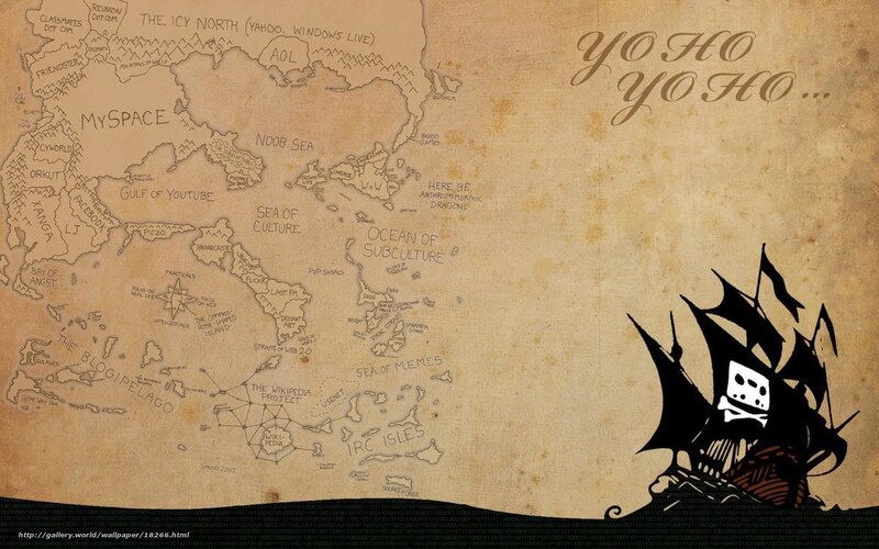 Internet map pirate ship
