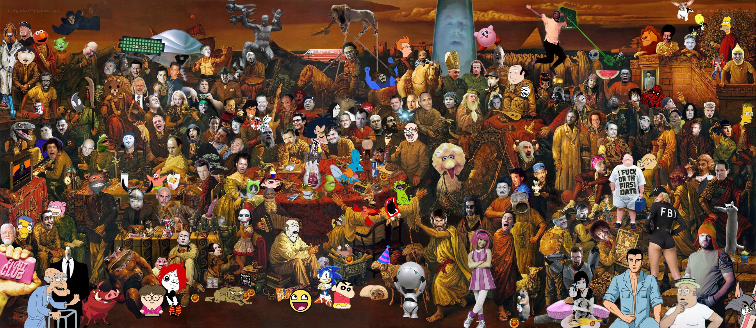 Internet meme collage