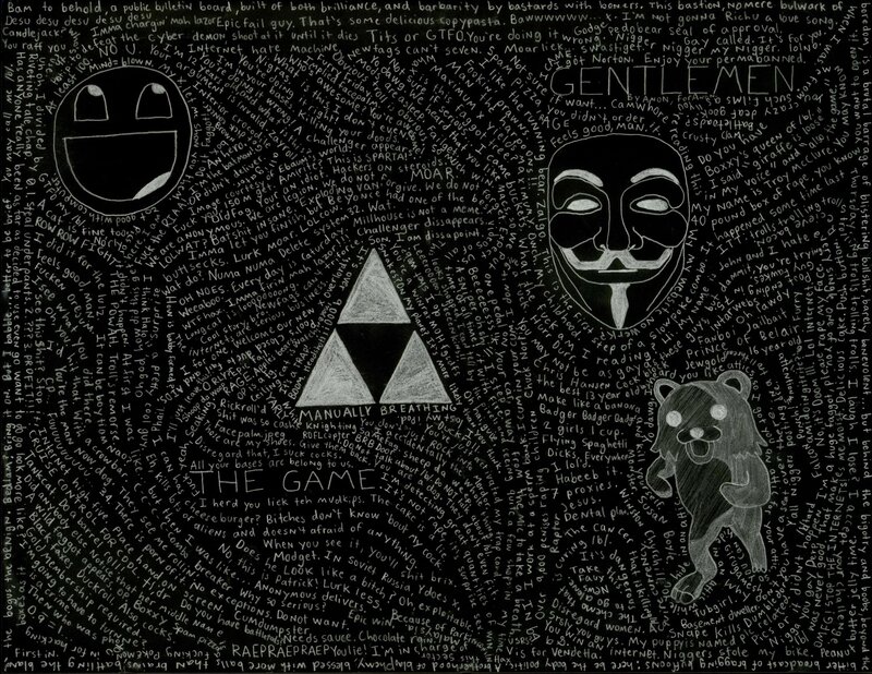 Internet meme collage art