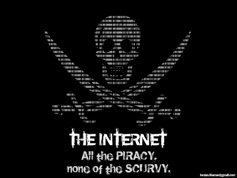 internet piracy message