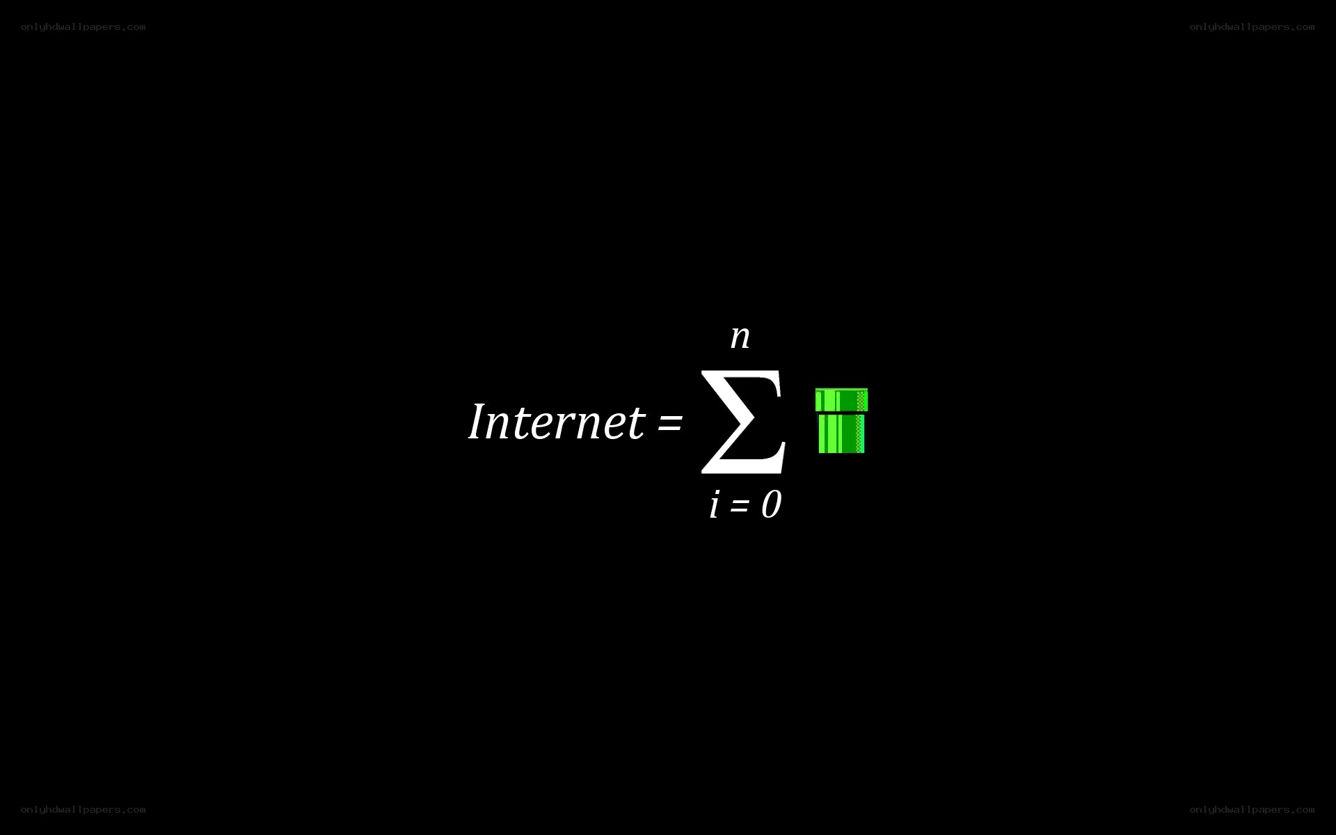 Internet sum formula
